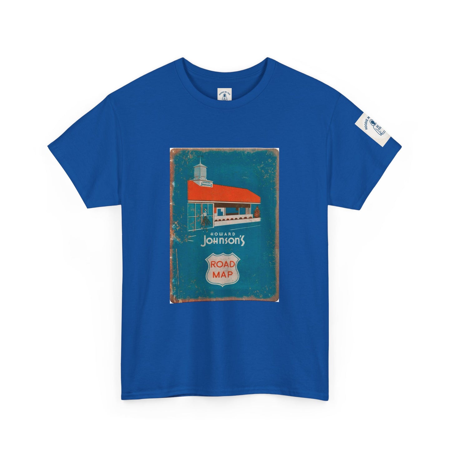 Retro Distressed HOWARD JOHNSON’S  -  Unisex Heavy Cotton Tee, Vintage Style Tee, Casual Wear, Summer Essentials, Gift for Nostalgia Lovers