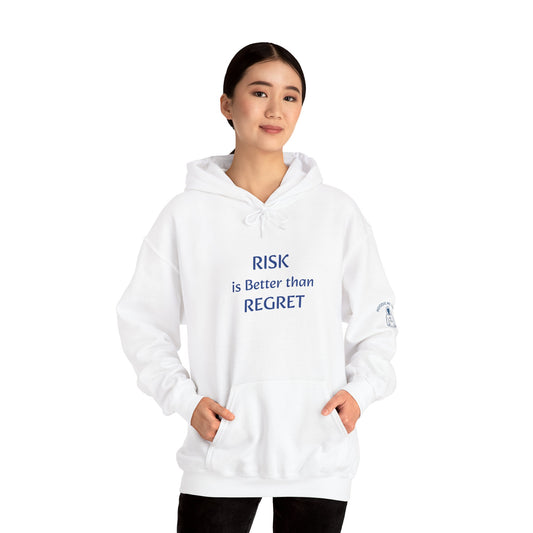 RISK is better than REGRET - Unisex Heavy Blend Hooded Sweatshirt. Stay Warm in Cozy in Winter Classrooms [...]