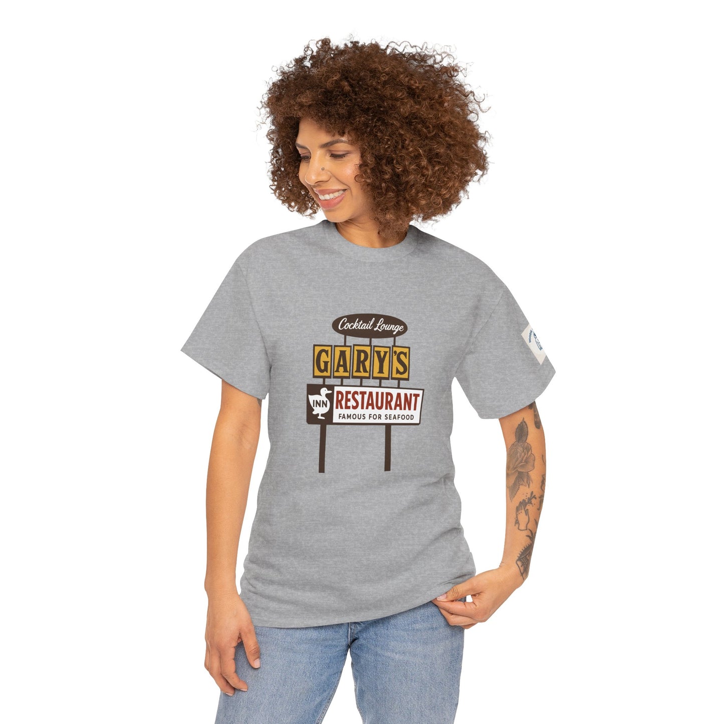 Retro Gary’s Duck Inn - Unisex Heavy Cotton Tee, Vintage Style Tee, Casual Wear, Summer Essentials, Gift for Florida Lovers