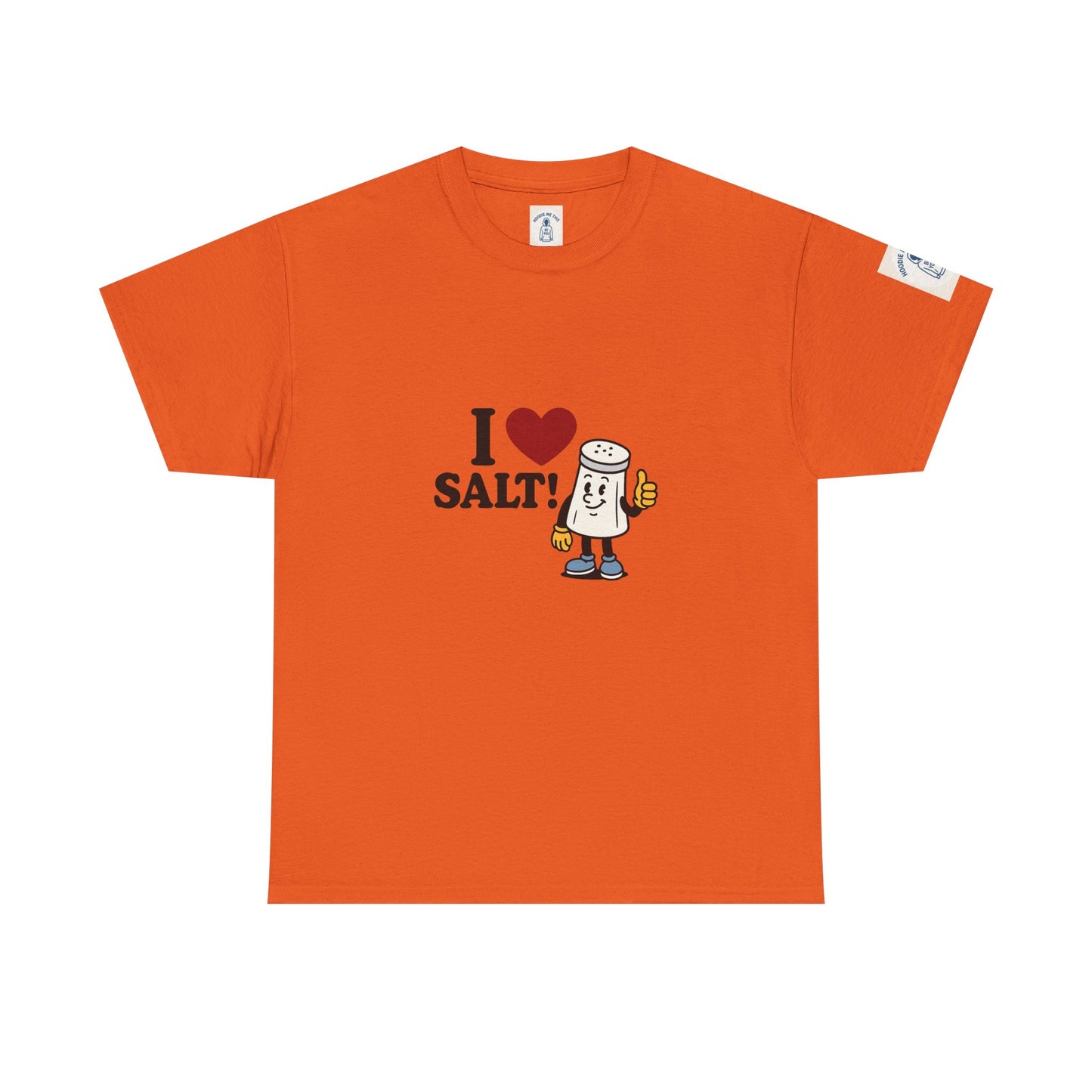 I ❤️ SALT! - Unisex Heavy Cotton Tee, Vintage Style Tee, Casual Wear, Summer Essentials, Gift for Salt Lovers
