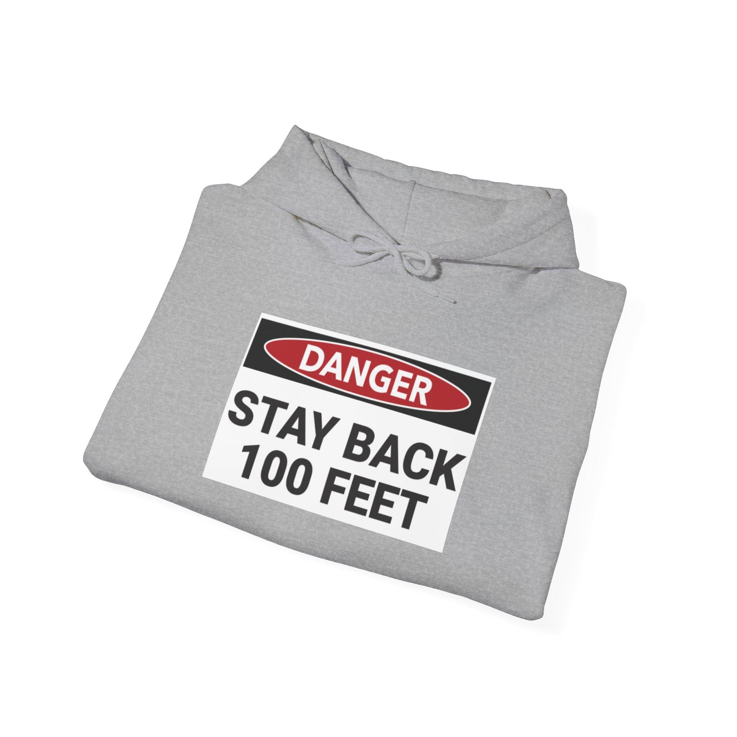 Danger Stay Back 100 Feet - Unisex Heavy Blend Hooded Sweatshirt, Police Support Apparel, Law Enforcement Gear, Gift for First Responders, [...]
