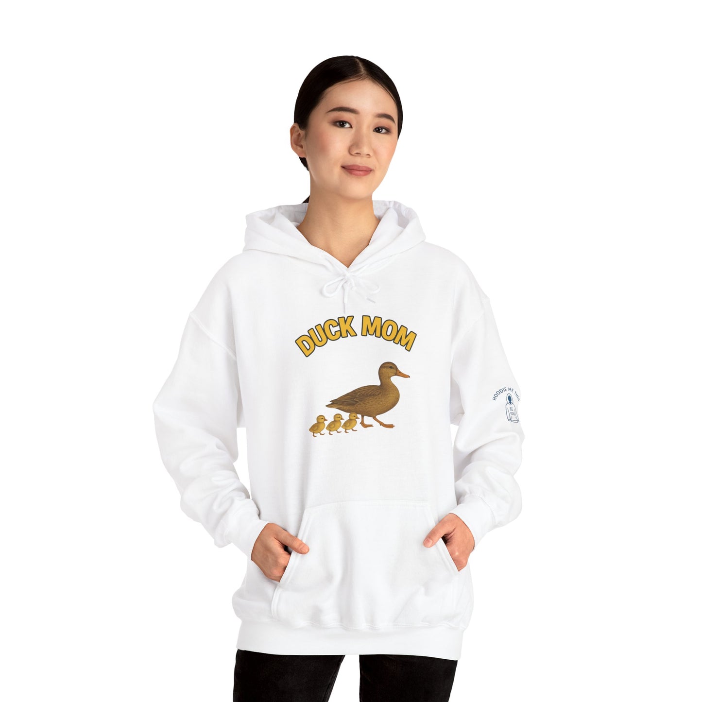 DUCK MOM - Unisex Heavy Blend Hooded Sweatshirt. Stay Warm while Feeding and watching your Ducks!  [...]