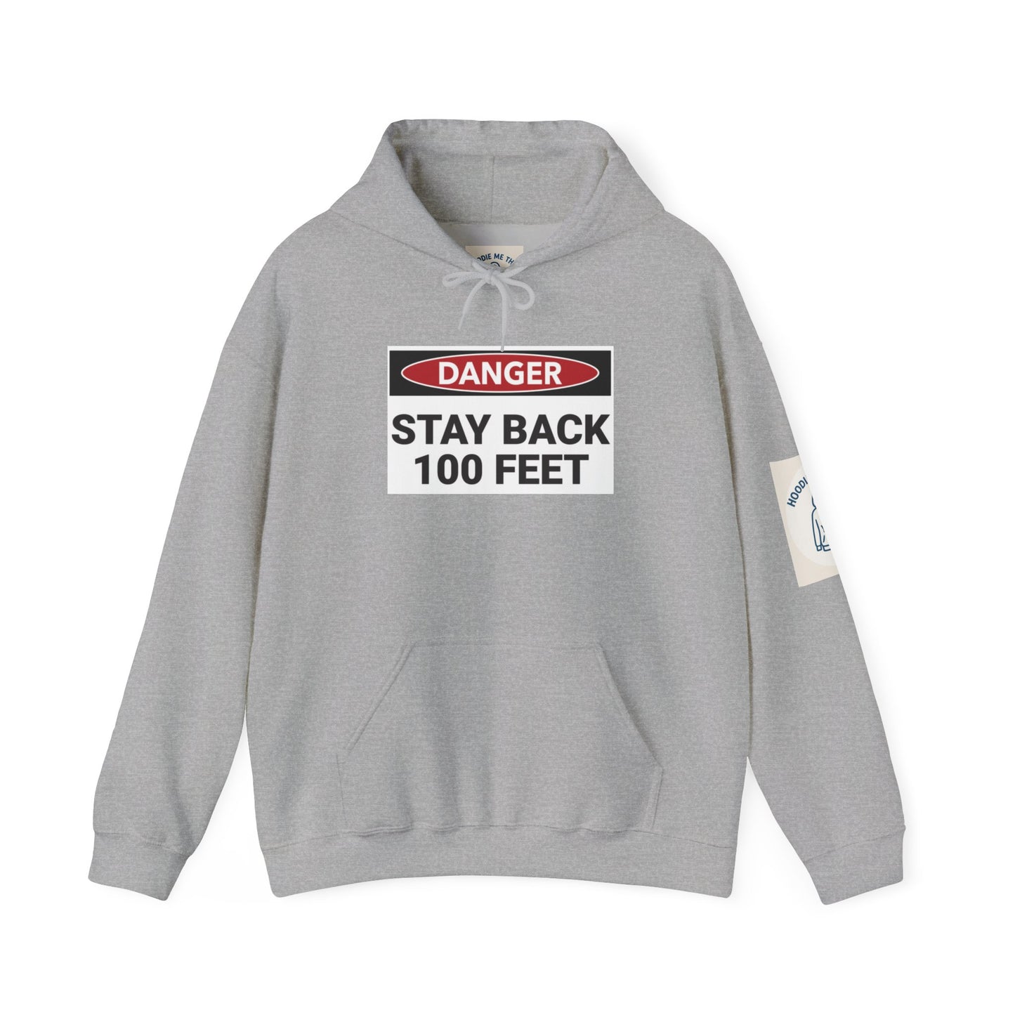 Danger Stay Back 100 Feet - Unisex Heavy Blend Hooded Sweatshirt, Police Support Apparel, Law Enforcement Gear, Gift for First Responders, [...]
