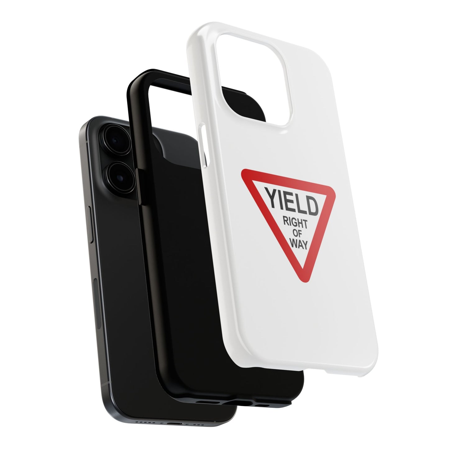 YIELD Right of Way - Tough iPhone Cases - Choose your Size