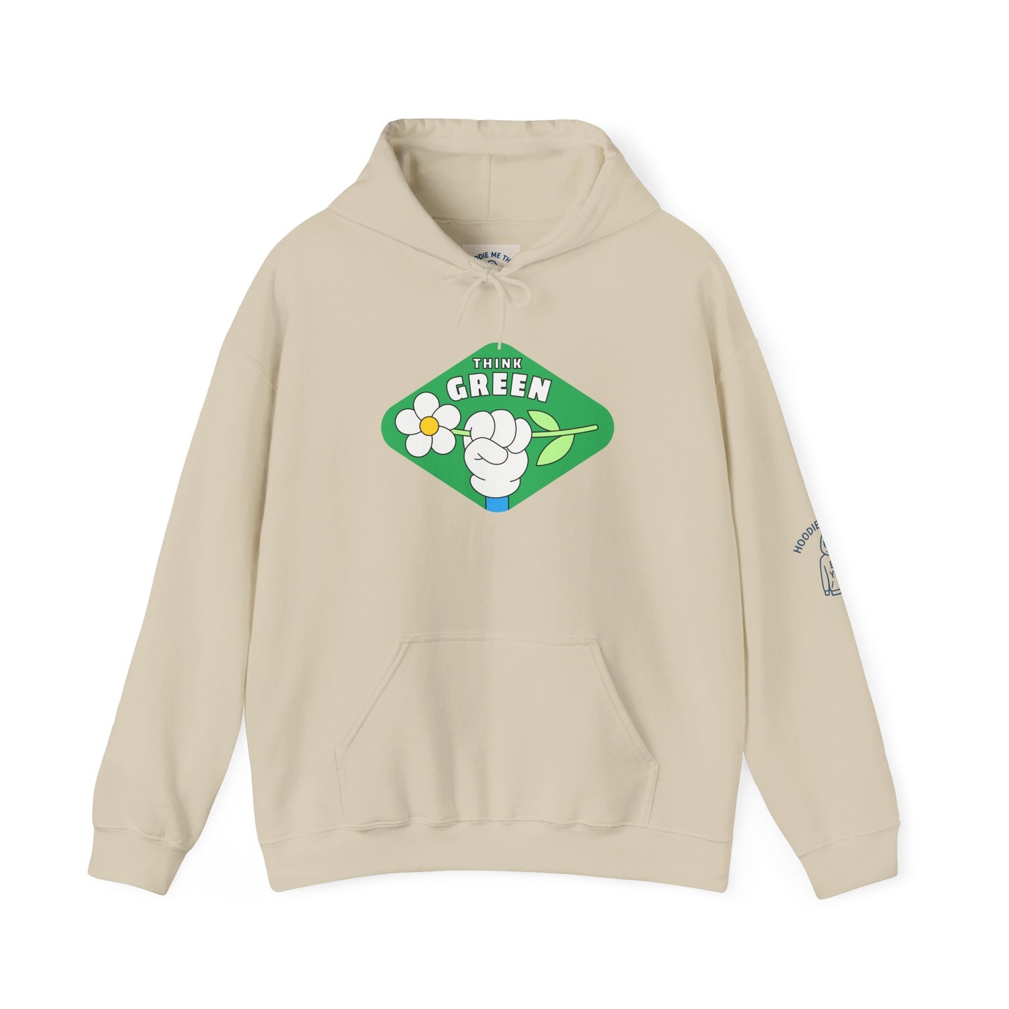 THINK GREEN - Unisex Heavy Blend Hooded Sweatshirt. Stay Warm in Cozy in Winter Classrooms [...]