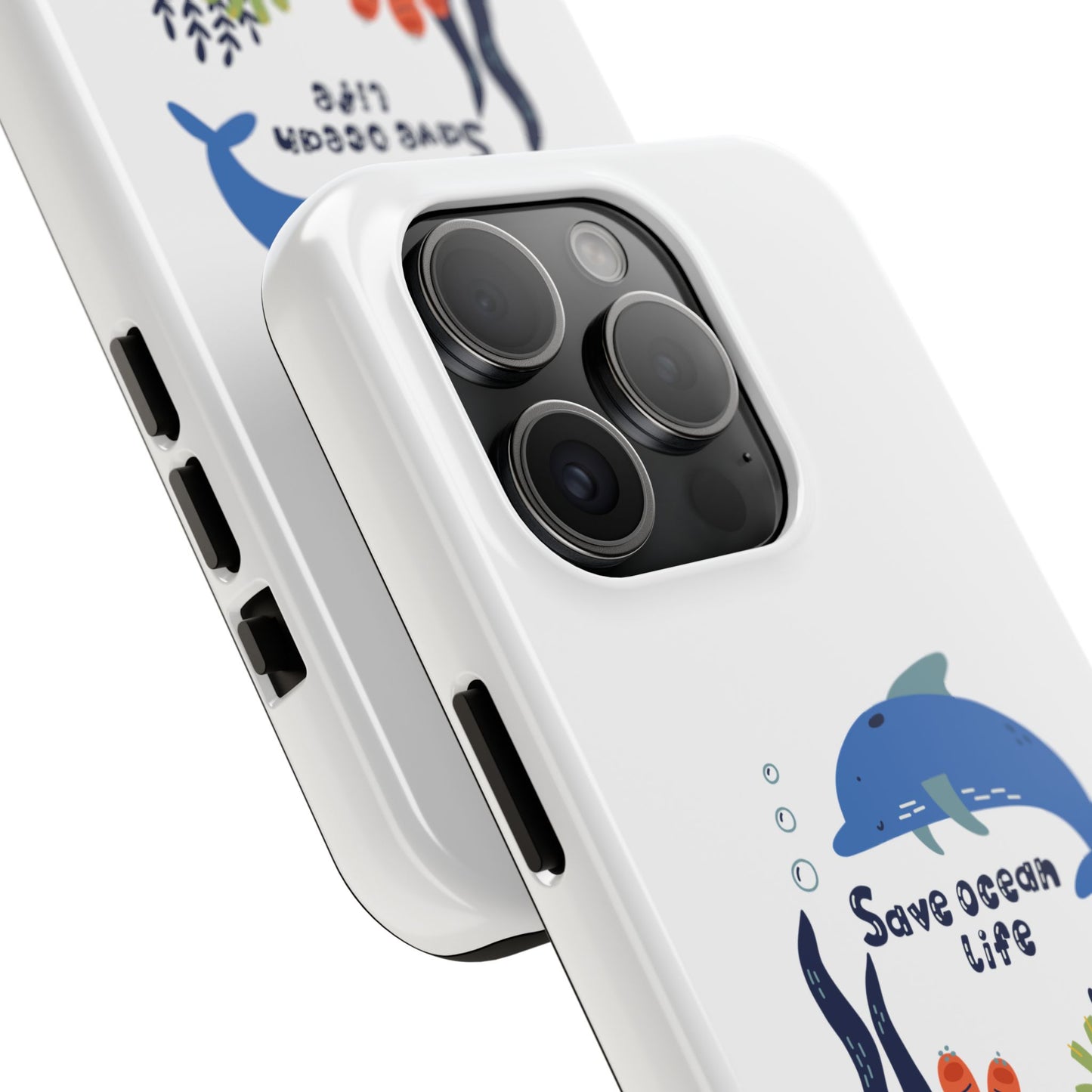 Save Ocean Life - Tough iPhone Cases - Choose your Size