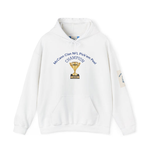 McCann Clan NFL Pick’em Pool Champion - Unisex Heavy Blend™ Hooded Sweatshirt