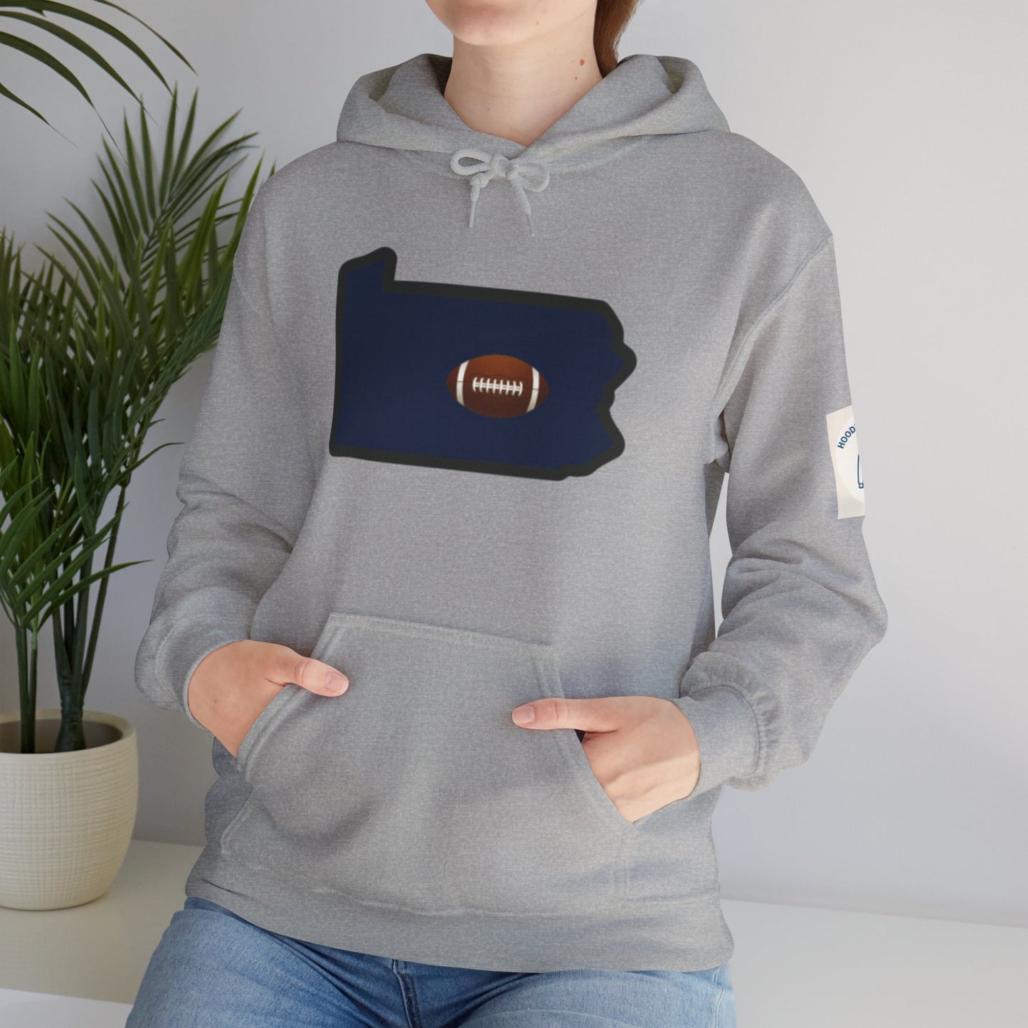 Pennsylvania Football Spirit - Unisex Heavy Blend Hooded Sweatshirt.[...]
