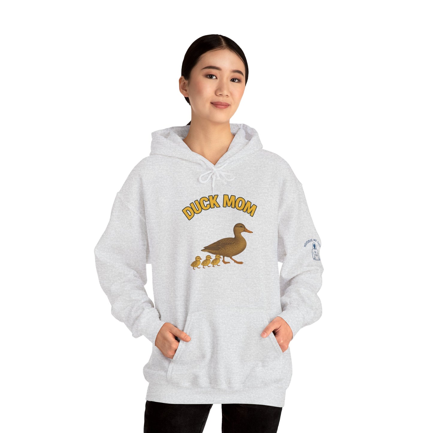 DUCK MOM - Unisex Heavy Blend Hooded Sweatshirt. Stay Warm while Feeding and watching your Ducks!  [...]