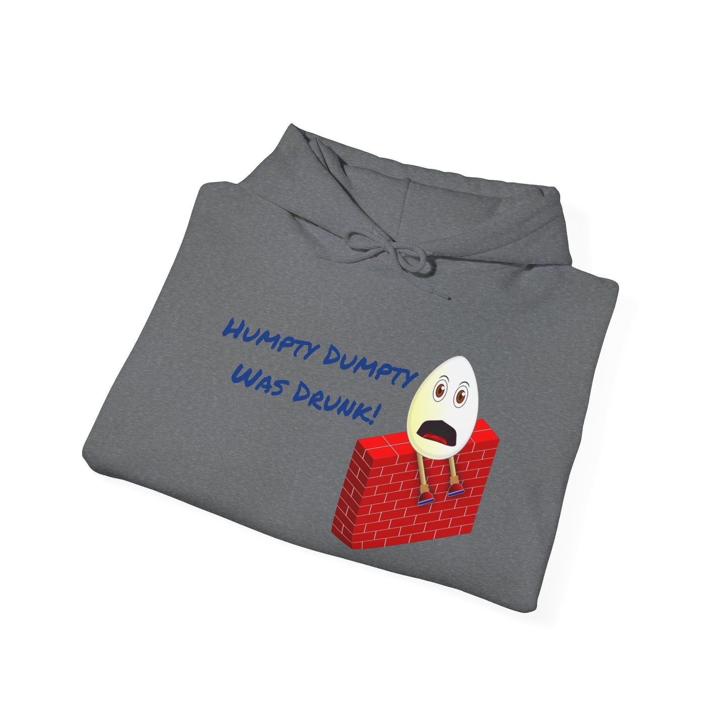 Humpty Dumpty Was Drunk! - Unisex Heavy Blend Hooded Sweatshirt. Stay Warm in Cozy in Winter Classrooms [...]