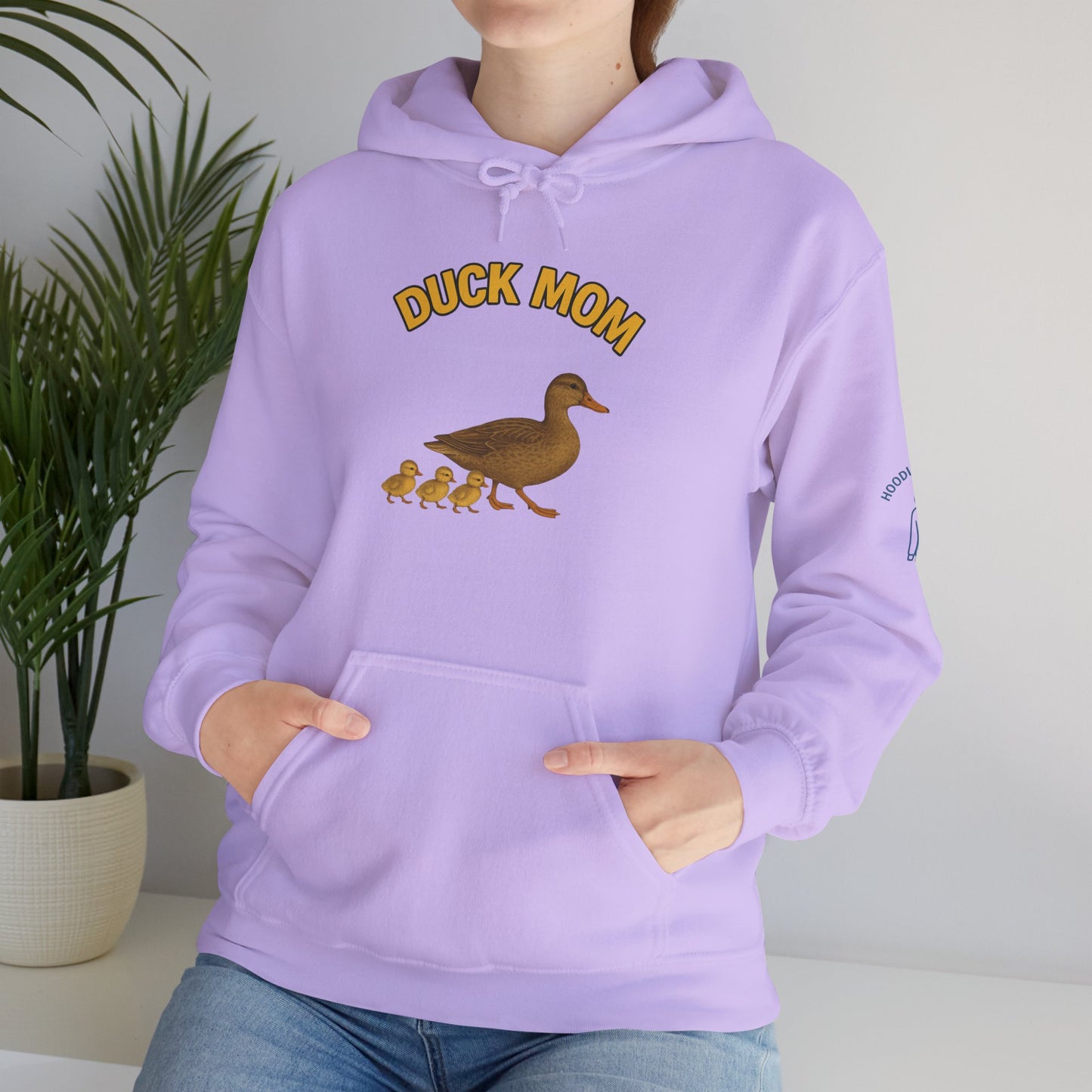 DUCK MOM - Unisex Heavy Blend Hooded Sweatshirt. Stay Warm while Feeding and watching your Ducks!  [...]