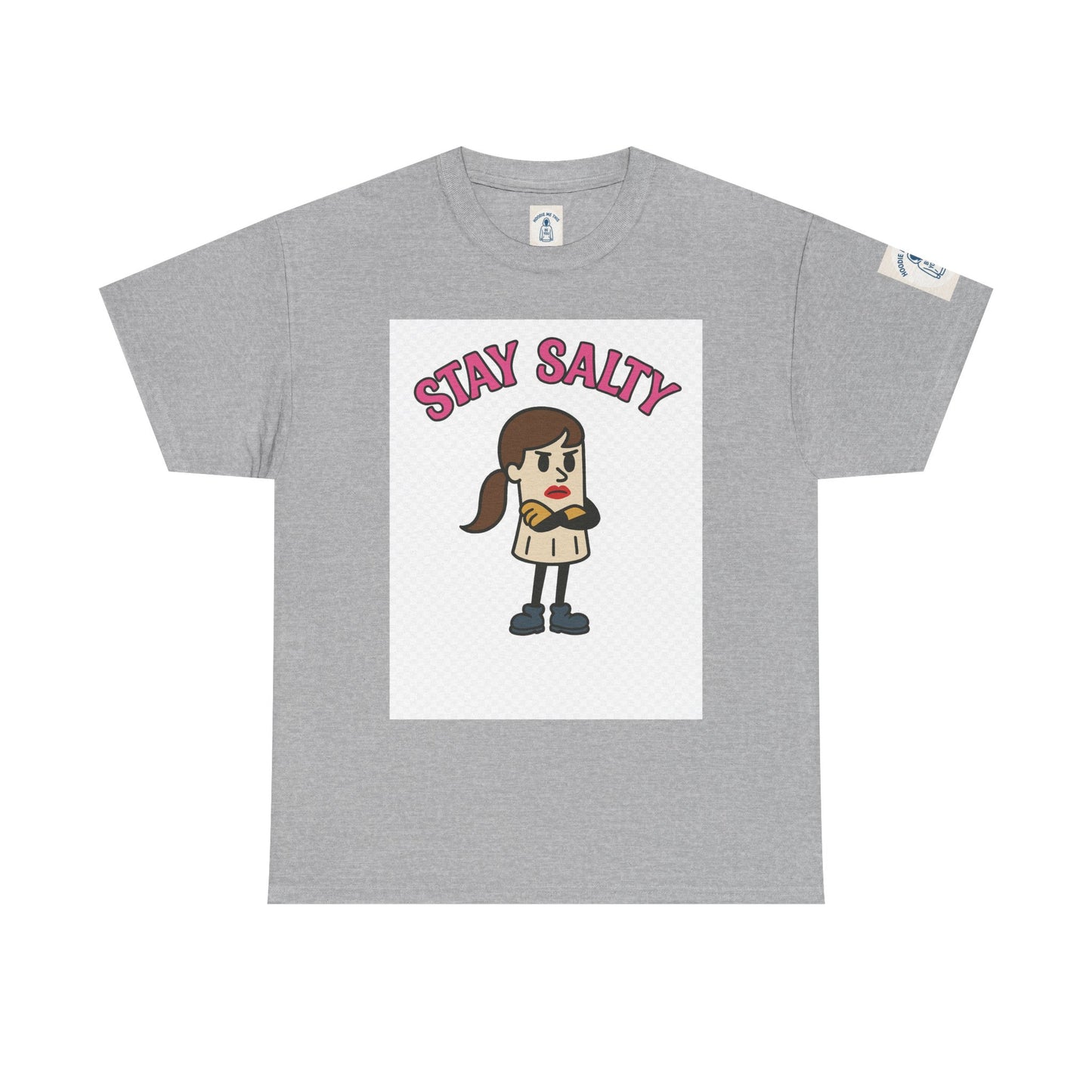 STAY SALTY! - Unisex Heavy Cotton Tee, Vintage Style Tee, Casual Wear, Summer Essentials, Gift for Florida Lovers