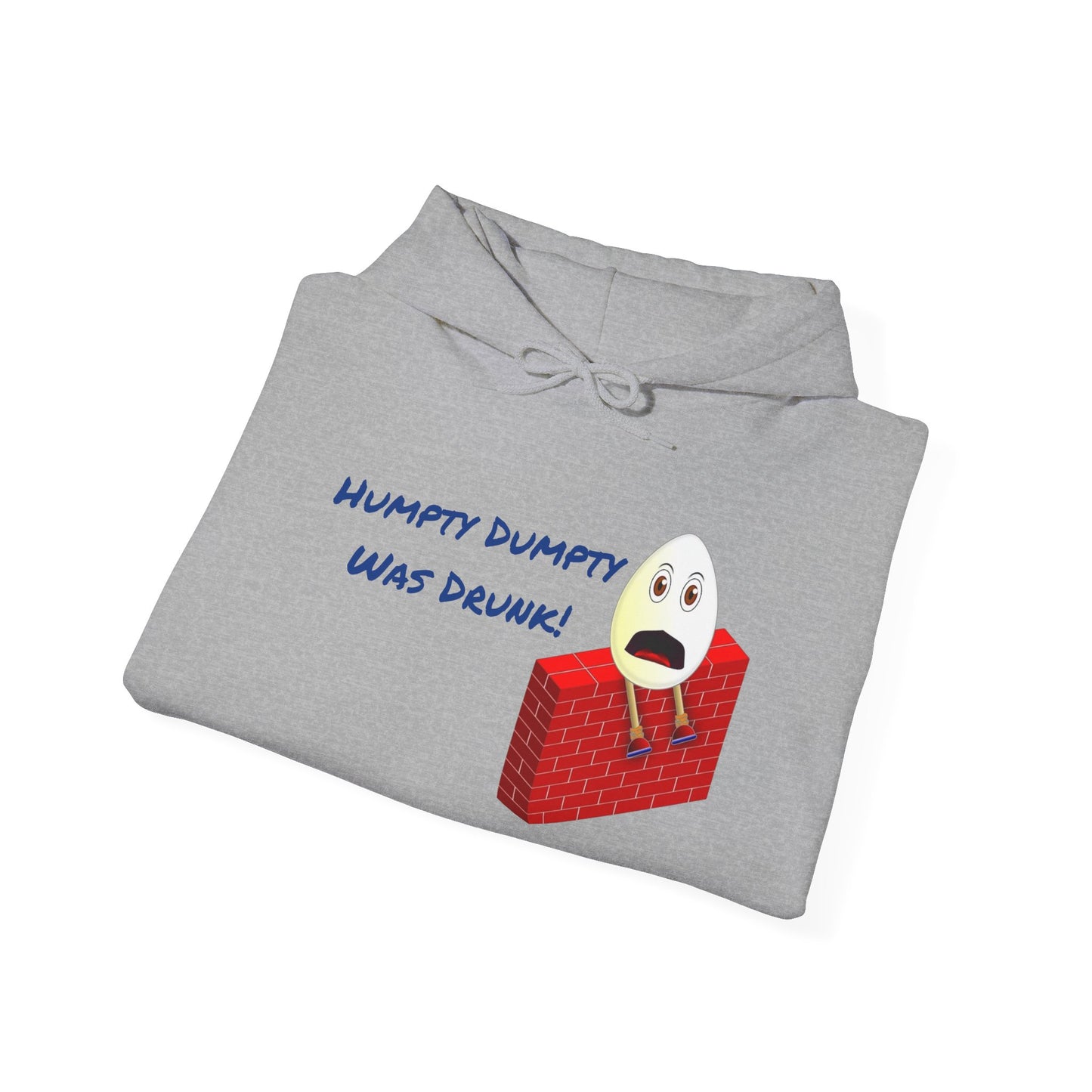 Humpty Dumpty Was Drunk! - Unisex Heavy Blend Hooded Sweatshirt. Stay Warm in Cozy in Winter Classrooms [...]