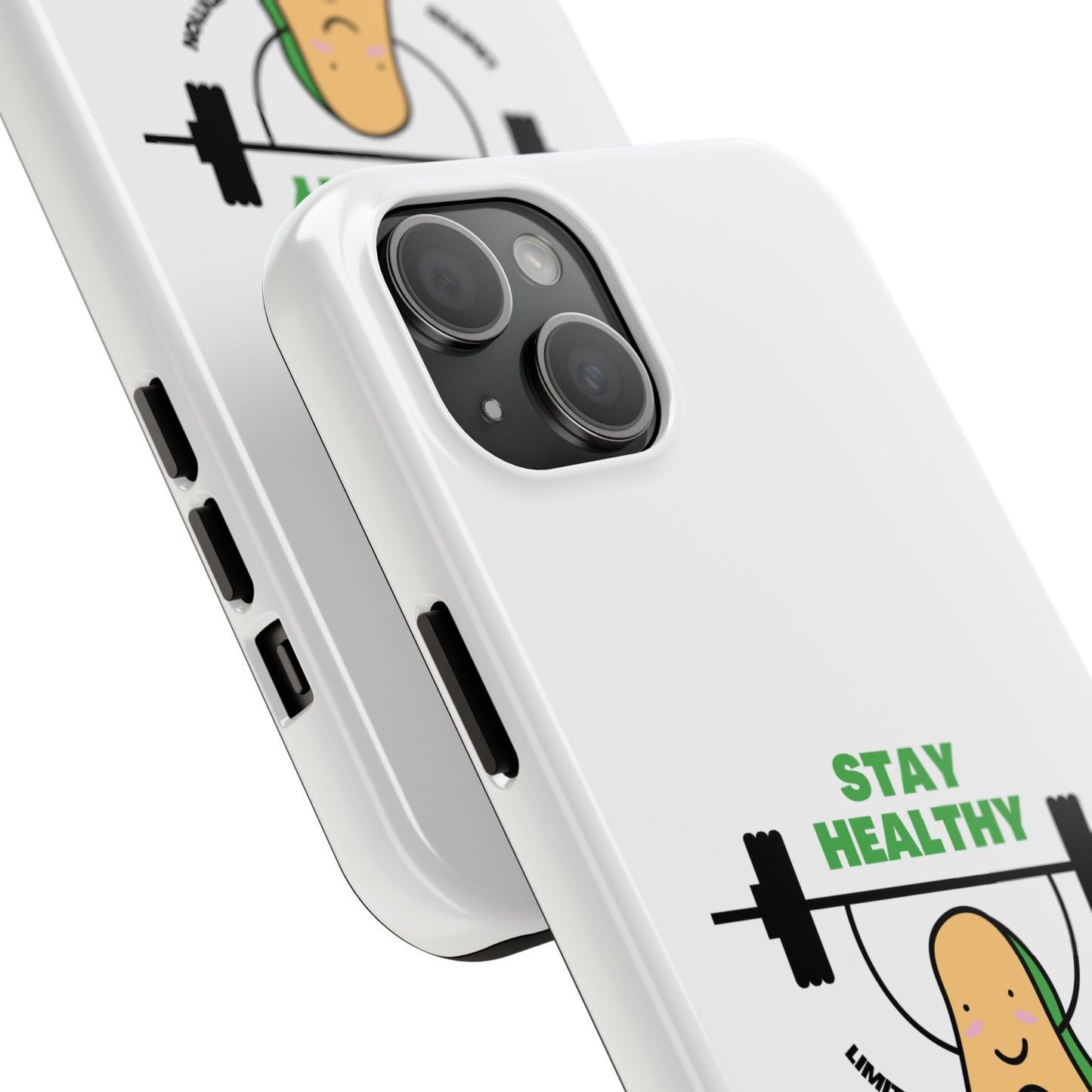 Stay Healthy Avocado - Tough iPhone Cases - Choose your Size