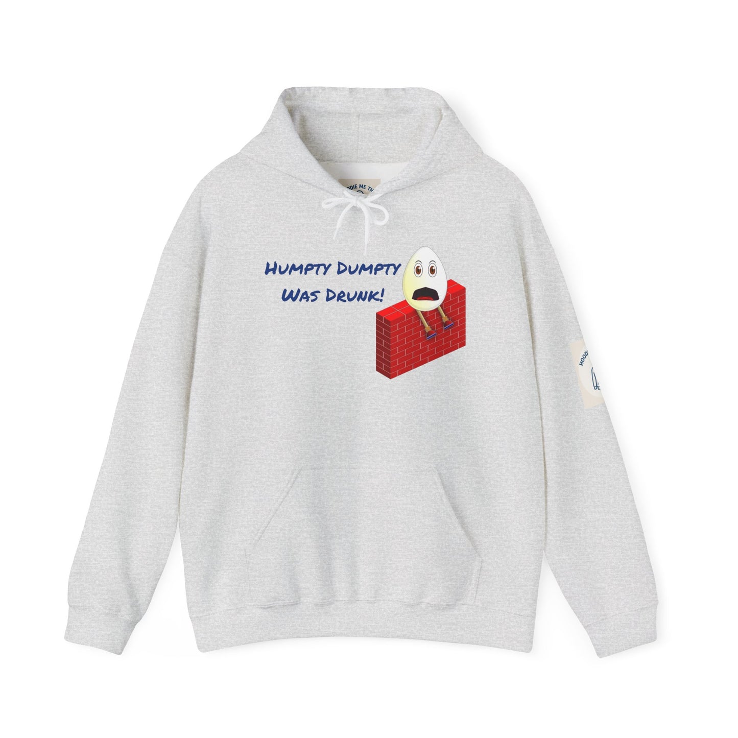 Humpty Dumpty Was Drunk! - Unisex Heavy Blend Hooded Sweatshirt. Stay Warm in Cozy in Winter Classrooms [...]