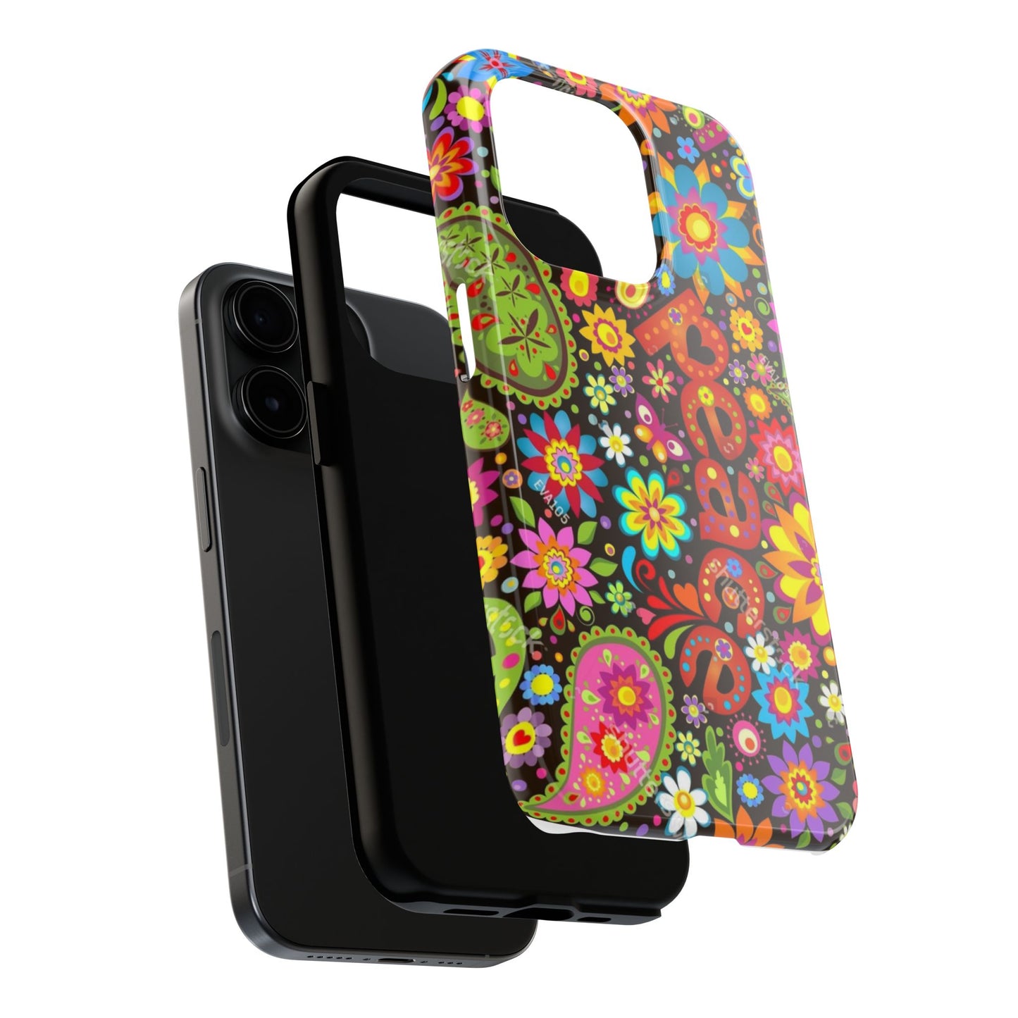 RETRO - PEACE - Tough iPhone Cases - Choose your Model & Size