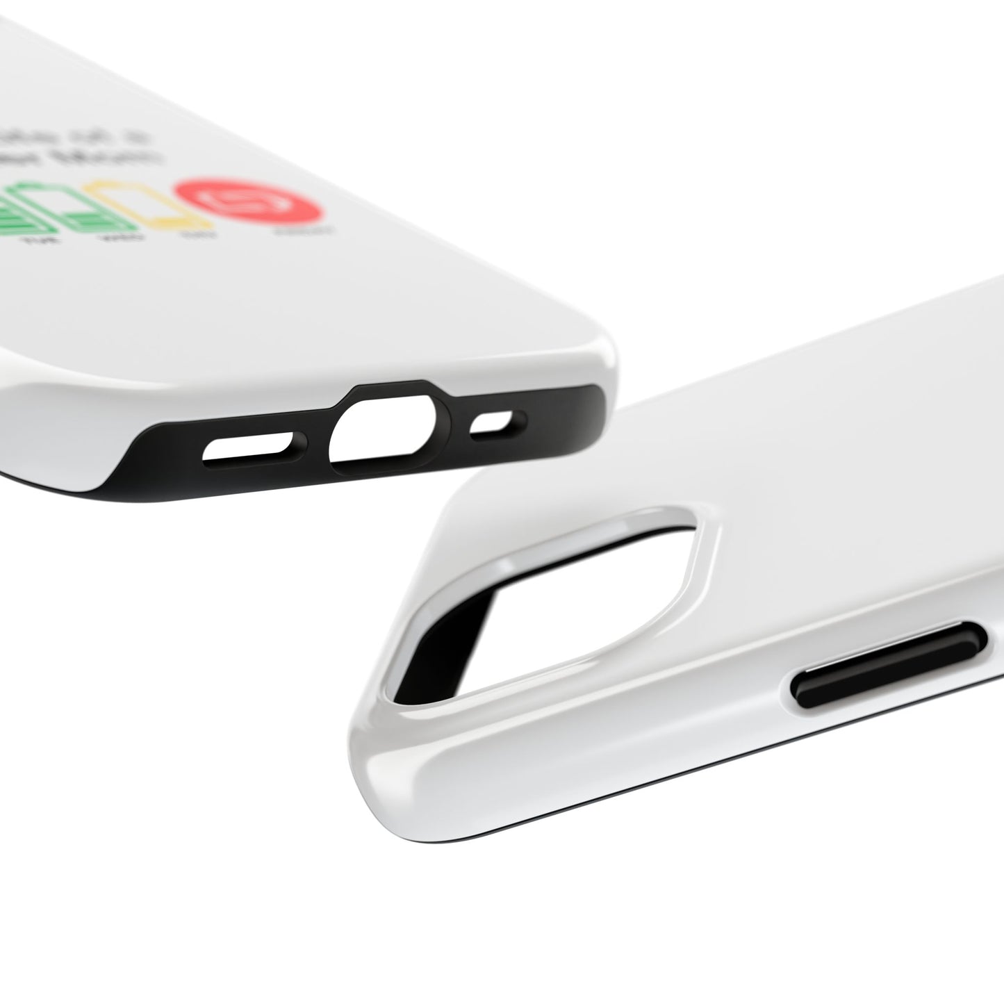 Battery Life of a Toddler Mom - Tough iPhone Cases - Choose your Size