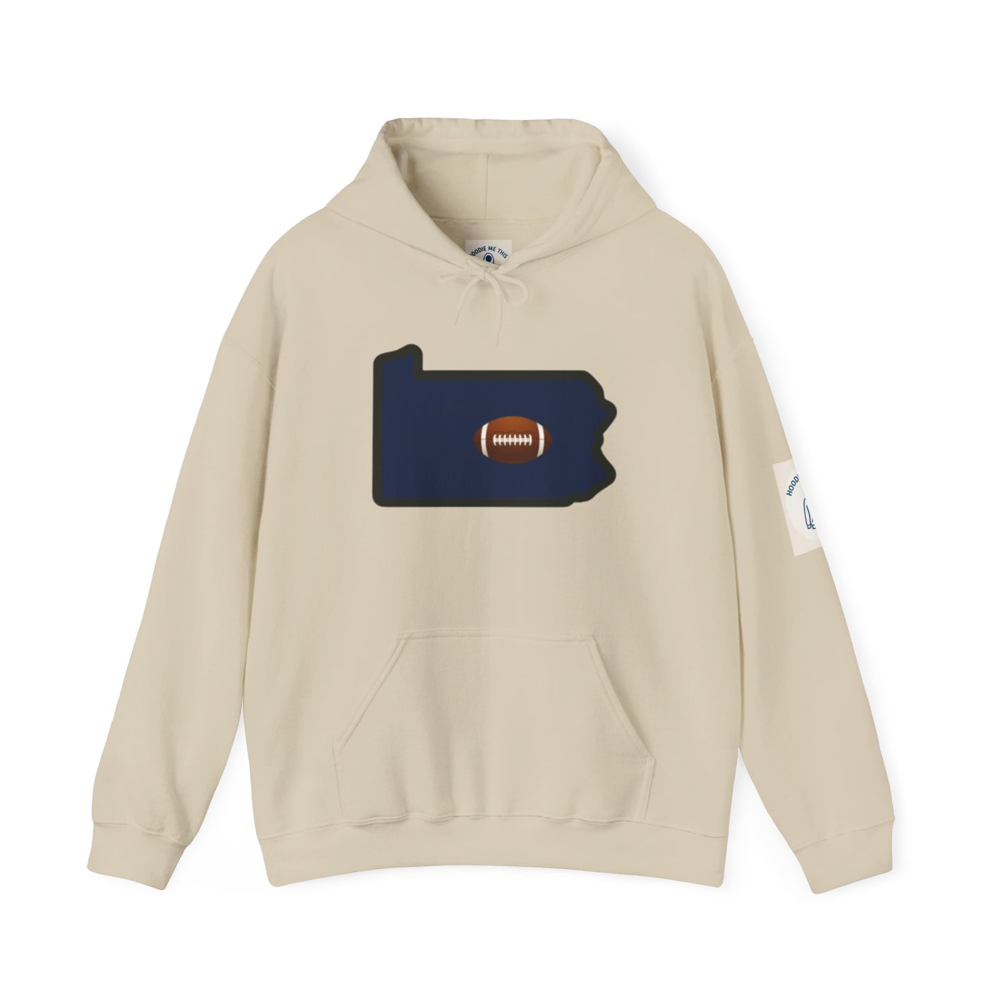 Pennsylvania Football Spirit - Unisex Heavy Blend Hooded Sweatshirt.[...]