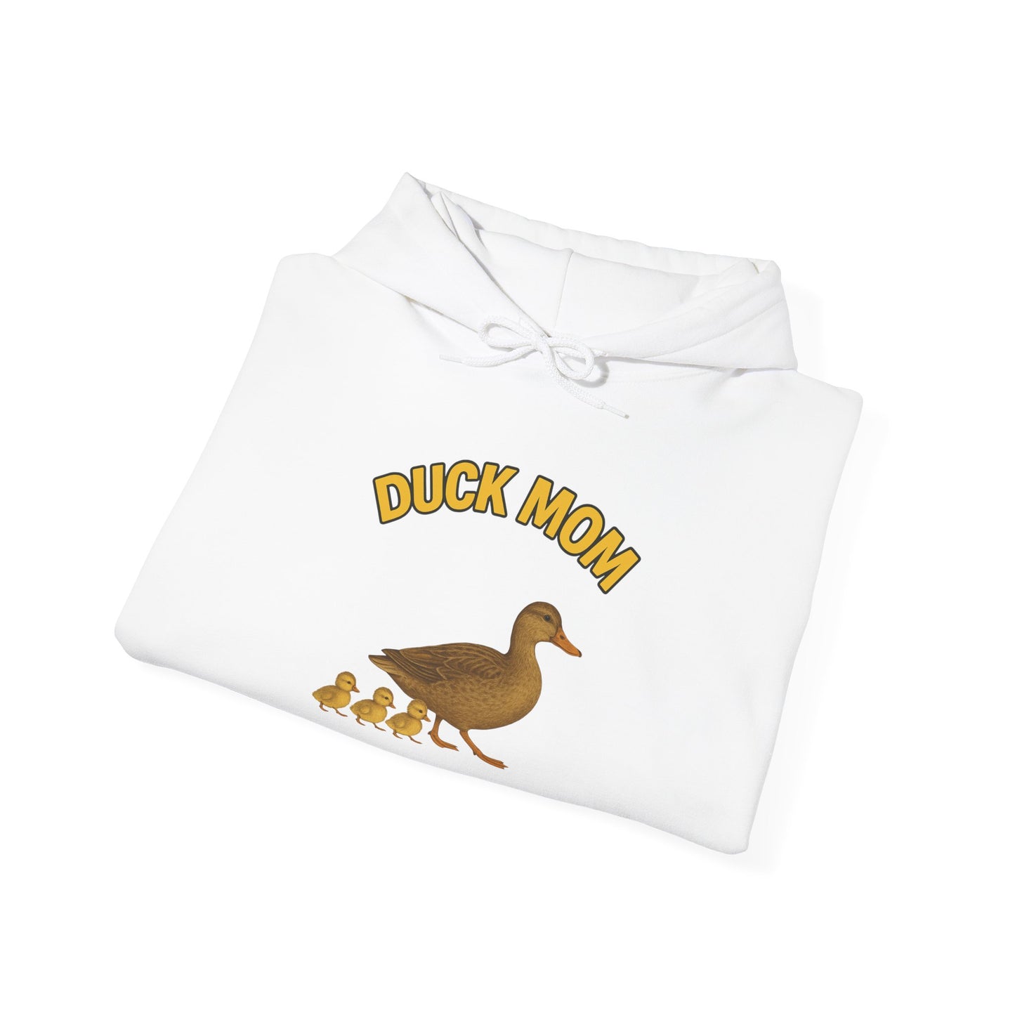 DUCK MOM - Unisex Heavy Blend Hooded Sweatshirt. Stay Warm while Feeding and watching your Ducks!  [...]