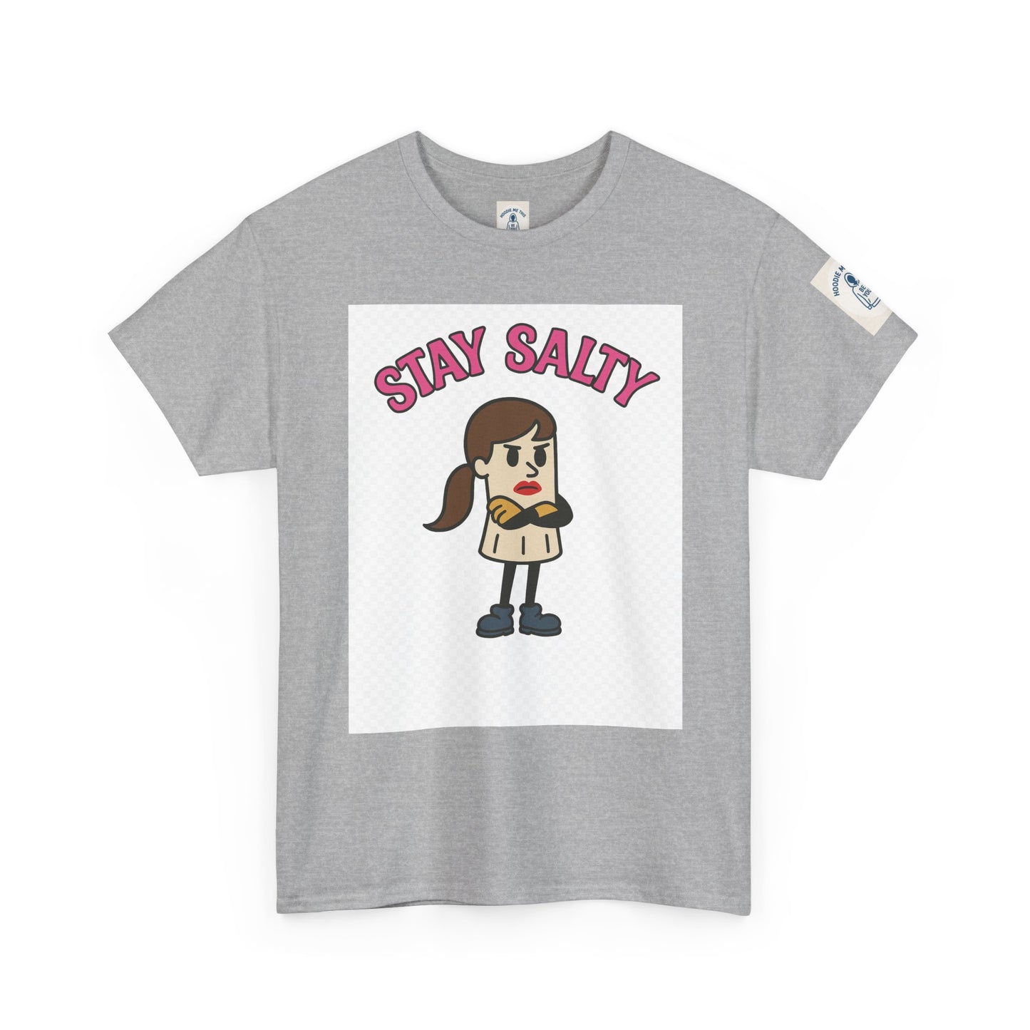 STAY SALTY! - Unisex Heavy Cotton Tee, Vintage Style Tee, Casual Wear, Summer Essentials, Gift for Florida Lovers