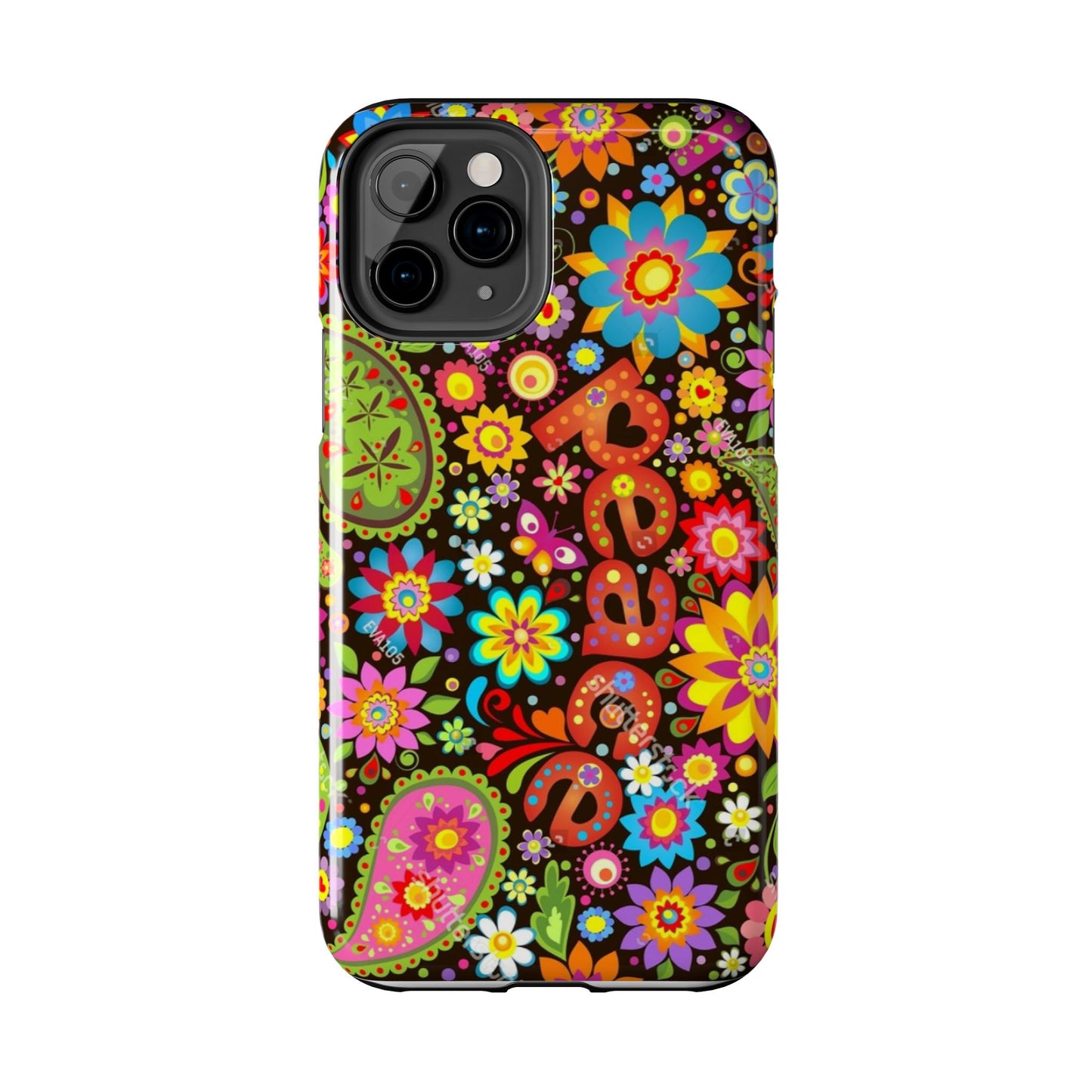 RETRO - PEACE - Tough iPhone Cases - Choose your Model & Size