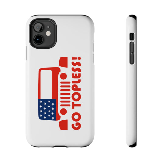 GO TOPLESS - Tough iPhone Cases - Choose your Size