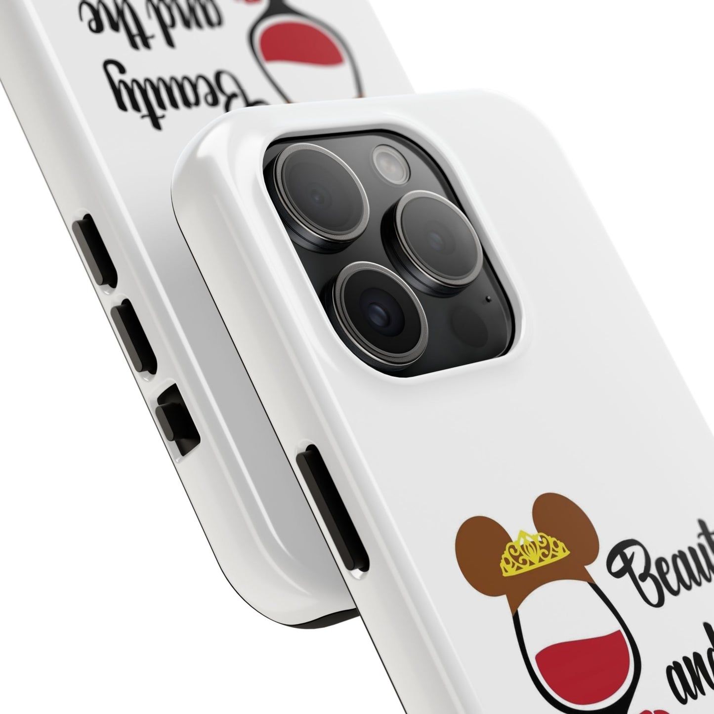 Beauty and the Bottle - Tough iPhone Cases - Choose your Size