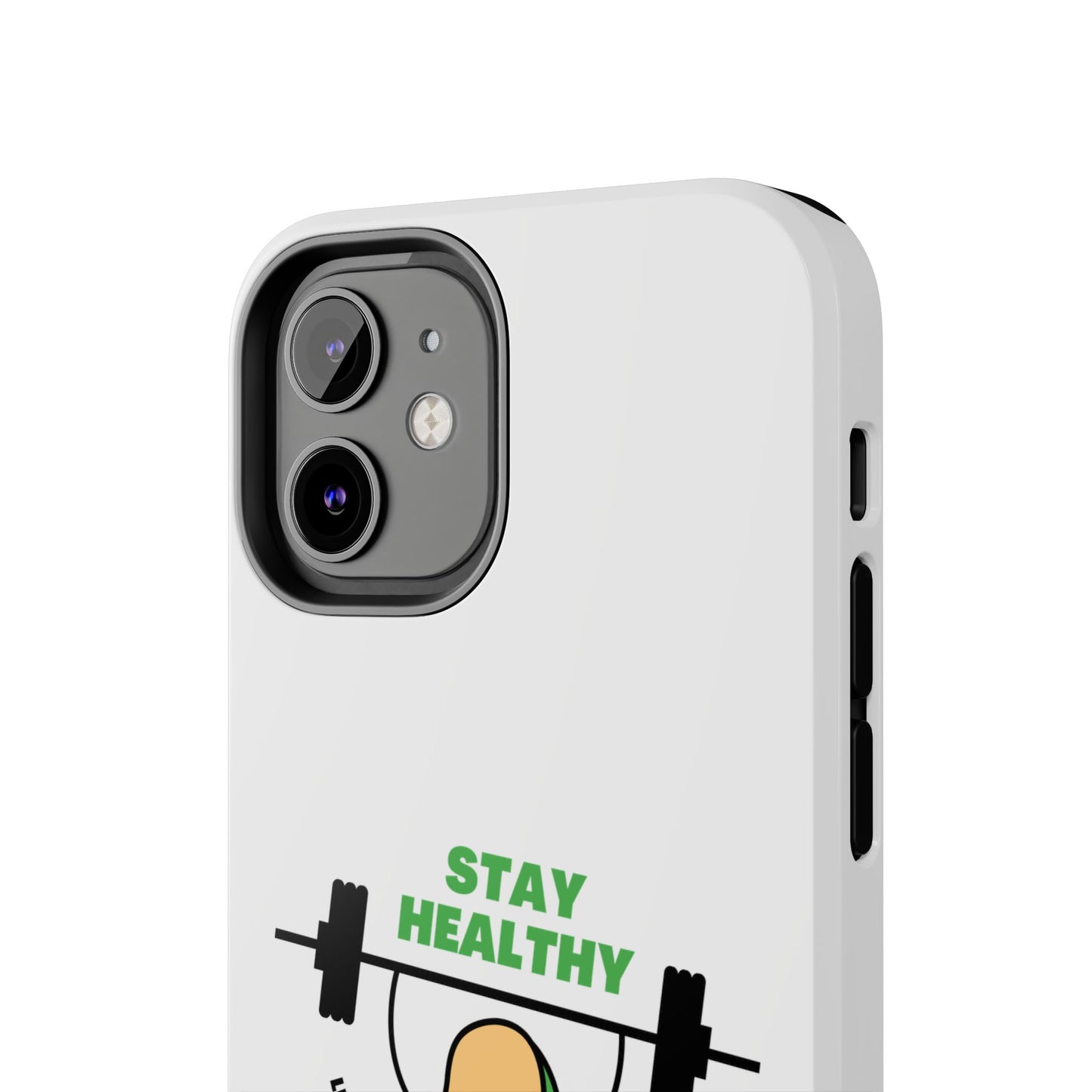 Stay Healthy Avocado - Tough iPhone Cases - Choose your Size