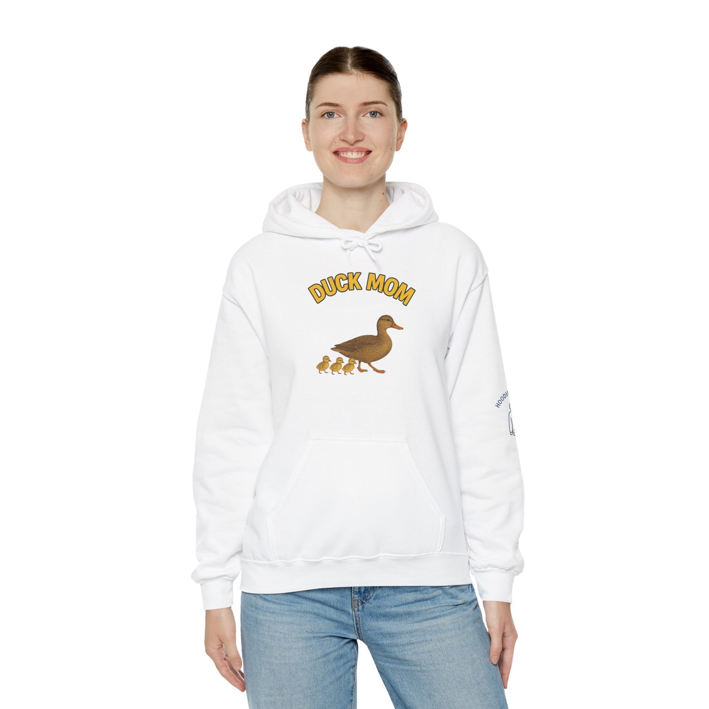 DUCK MOM - Unisex Heavy Blend Hooded Sweatshirt. Stay Warm while Feeding and watching your Ducks!  [...]