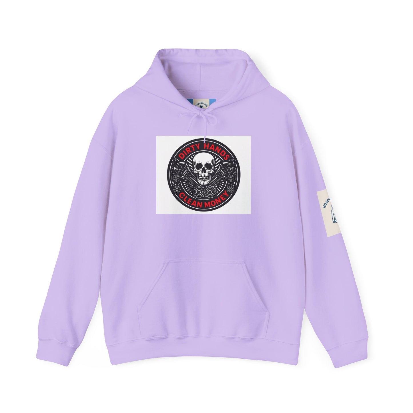 DIRTY HANDS CLEAN MONEY Hoodie- Unisex Heavy Blend™ Hooded Sweatshirt