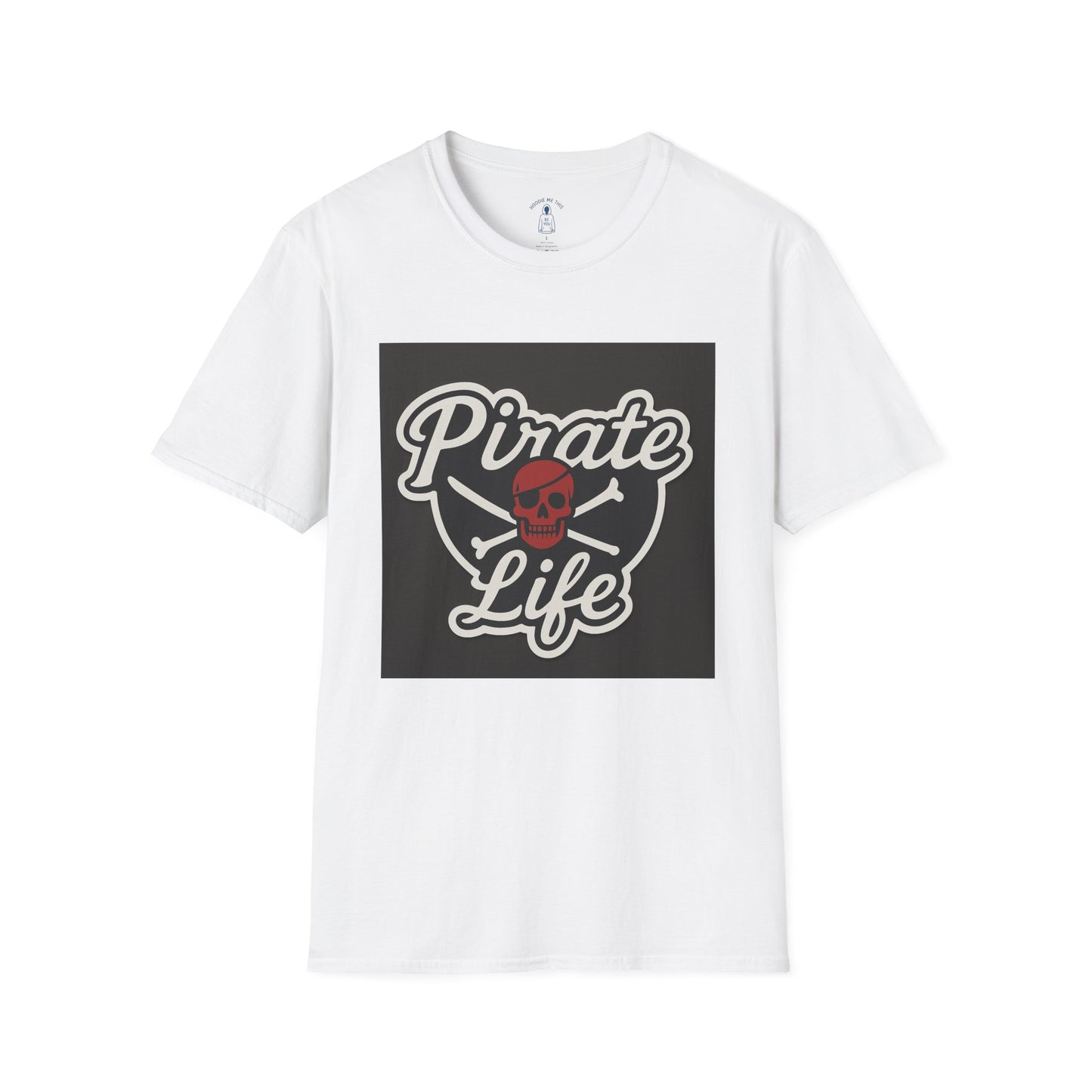 Red Skull Pirate Life - Unisex Softstyle T-Shirt