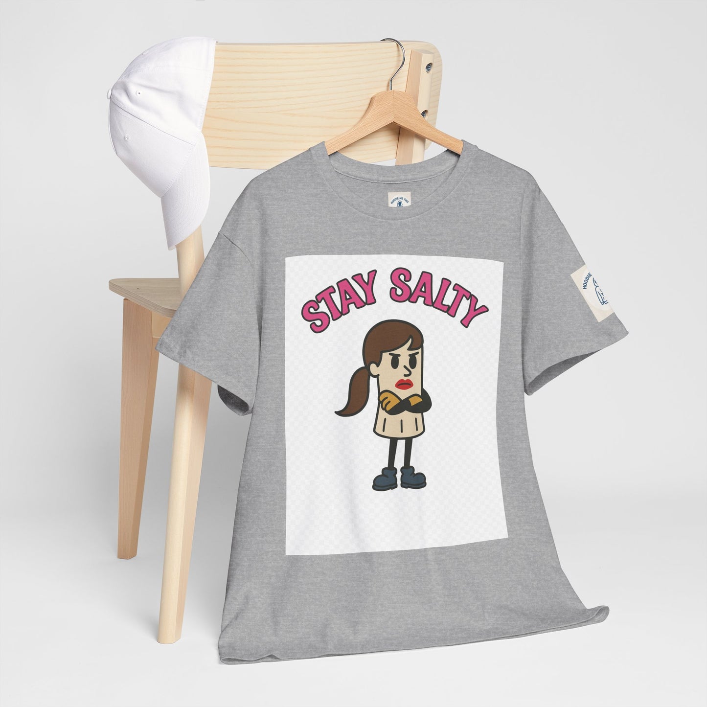 STAY SALTY! - Unisex Heavy Cotton Tee, Vintage Style Tee, Casual Wear, Summer Essentials, Gift for Florida Lovers