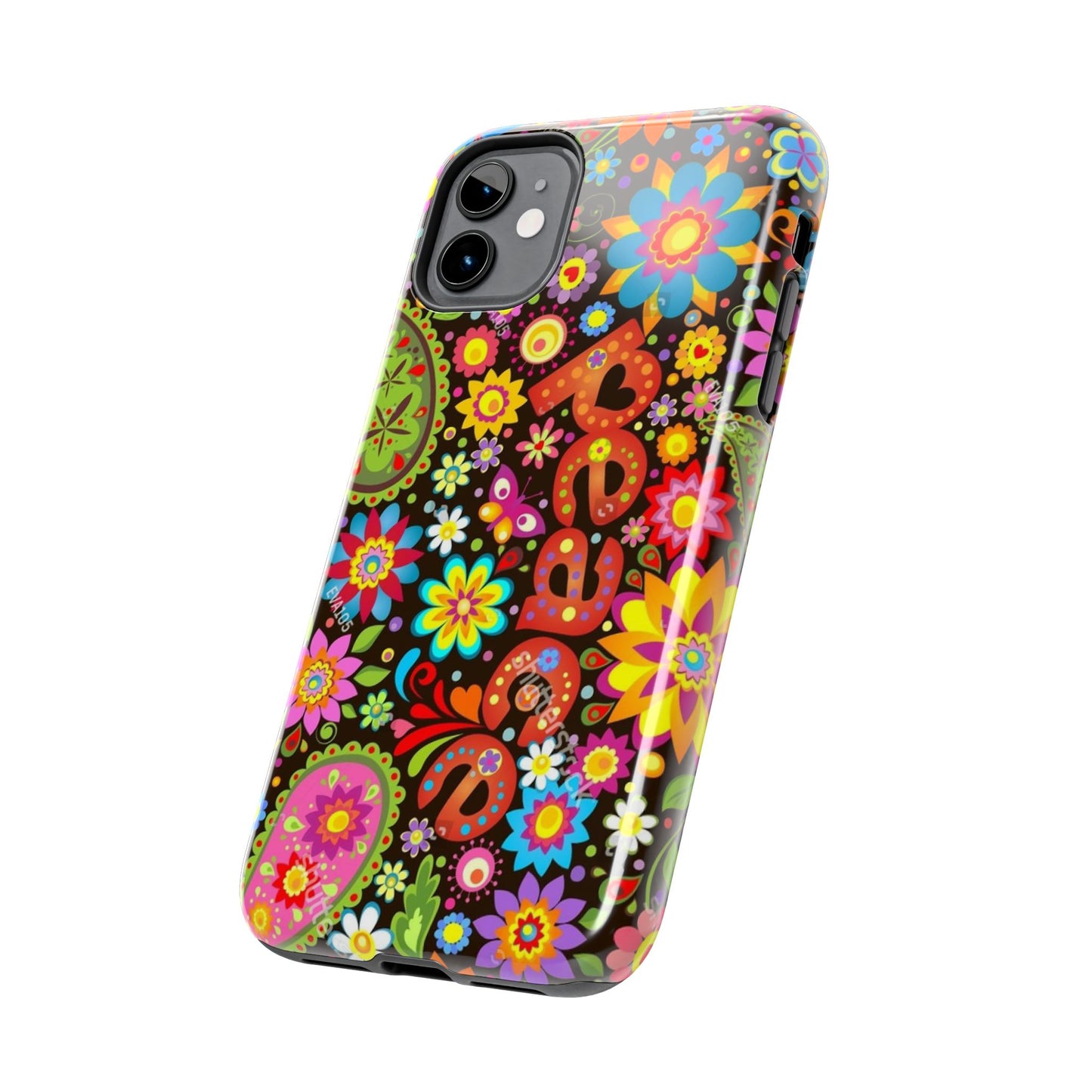 RETRO - PEACE - Tough iPhone Cases - Choose your Model & Size