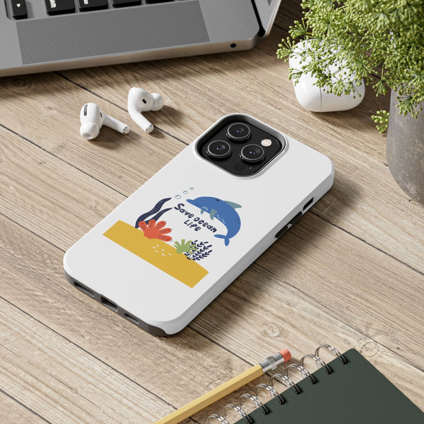 Save Ocean Life - Tough iPhone Cases - Choose your Size