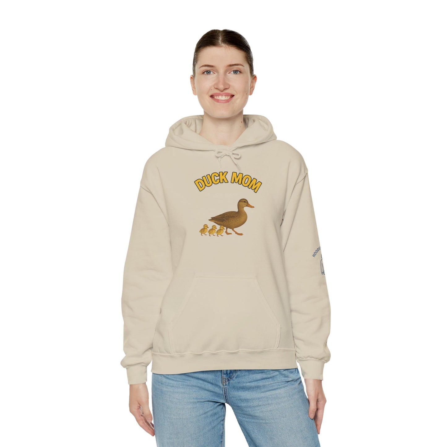 DUCK MOM - Unisex Heavy Blend Hooded Sweatshirt. Stay Warm while Feeding and watching your Ducks!  [...]