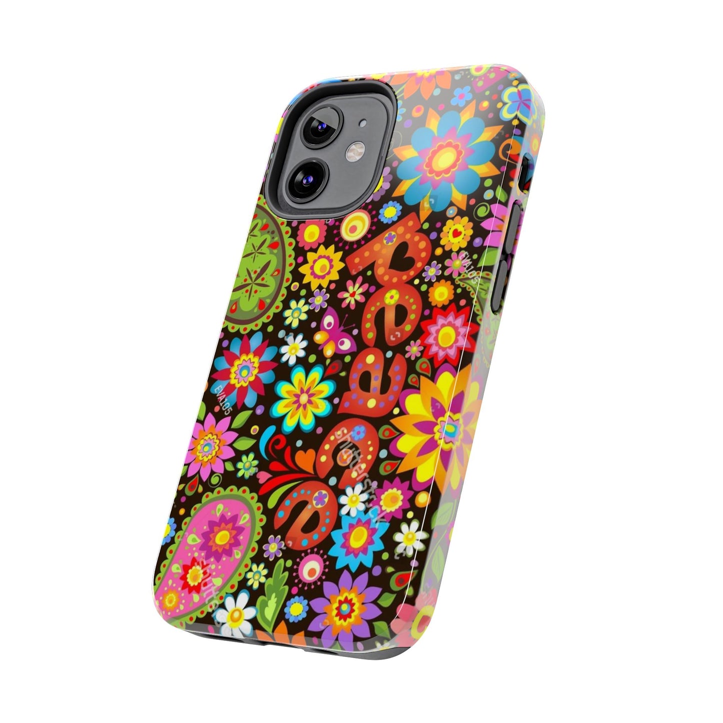 RETRO - PEACE - Tough iPhone Cases - Choose your Model & Size