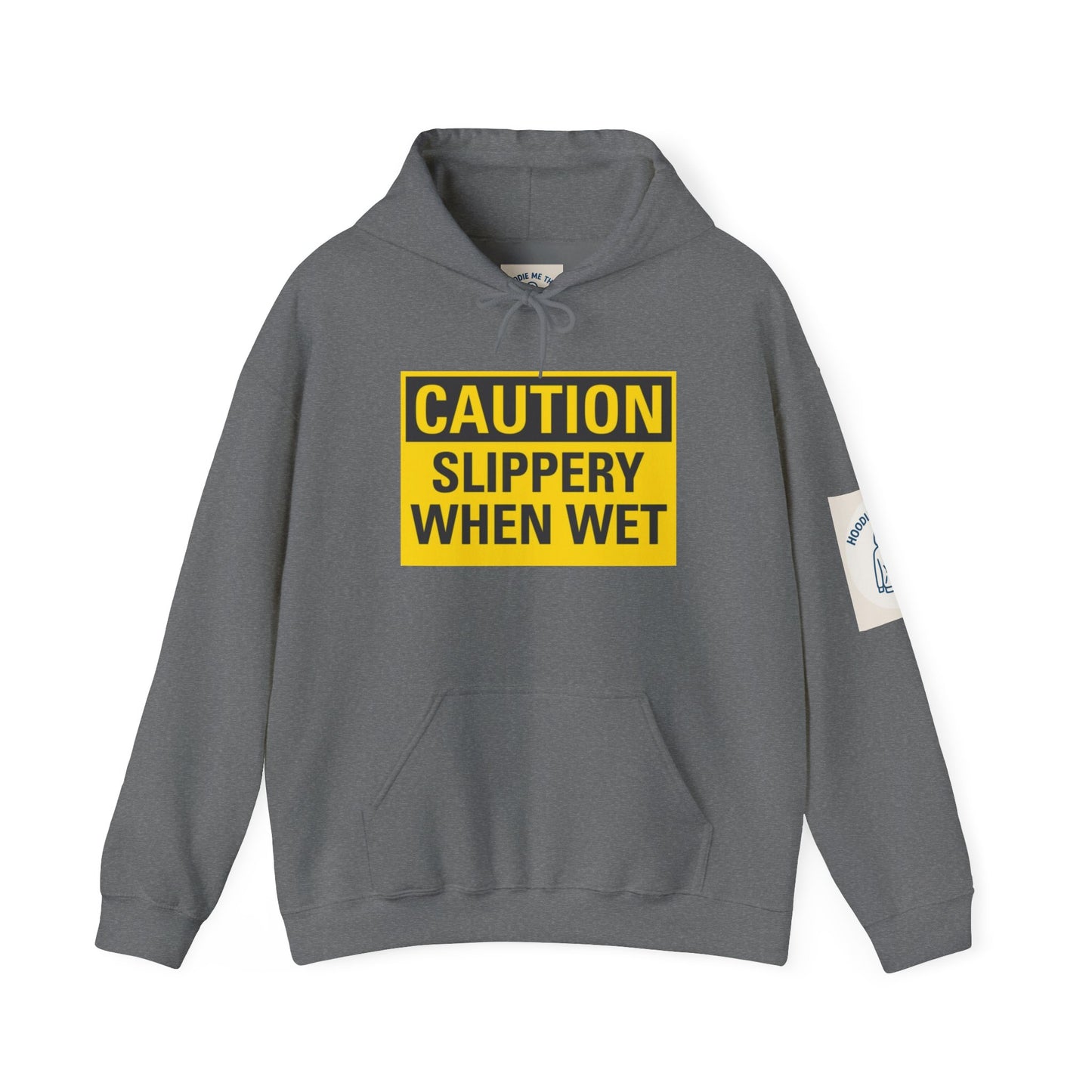 Caution Slippery When Wet, Unisex Heavy Blend Hooded Sweatshirt,[...]