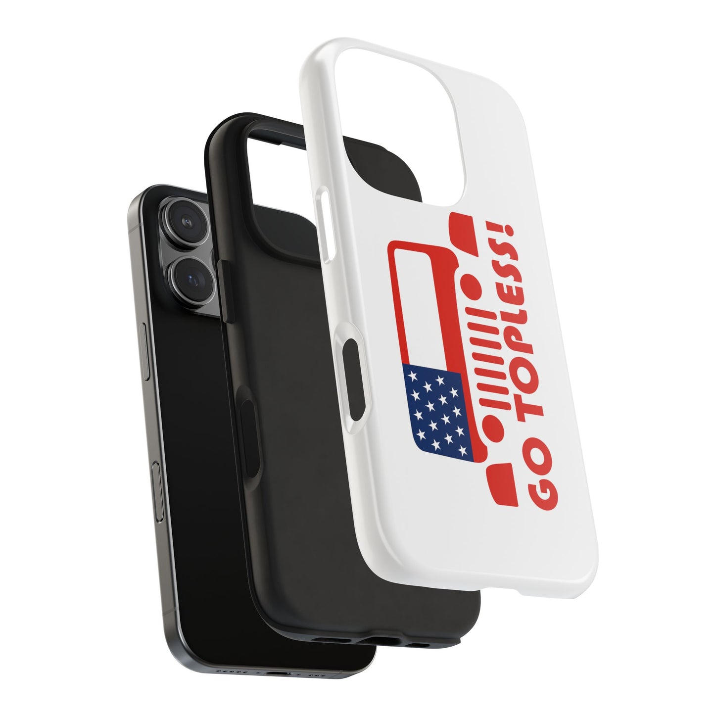 GO TOPLESS - Tough iPhone Cases - Choose your Size
