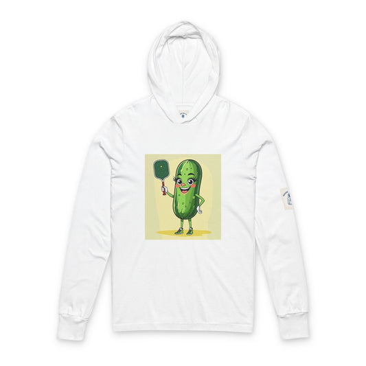 Pickleball - Unisex Hooded Long Sleeve Tee, Cute Hoodie for Gift, Funny T-Shirt for Summer, Humor Apparel, Unisex Streetwear