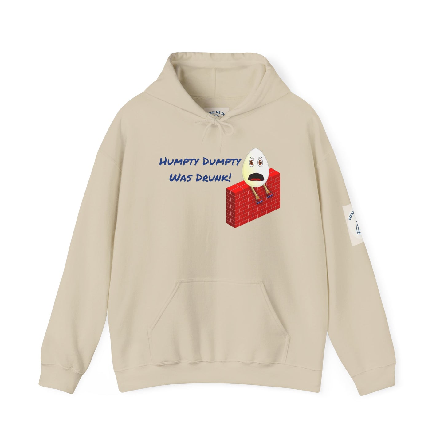 Humpty Dumpty Was Drunk! - Unisex Heavy Blend Hooded Sweatshirt. Stay Warm in Cozy in Winter Classrooms [...]