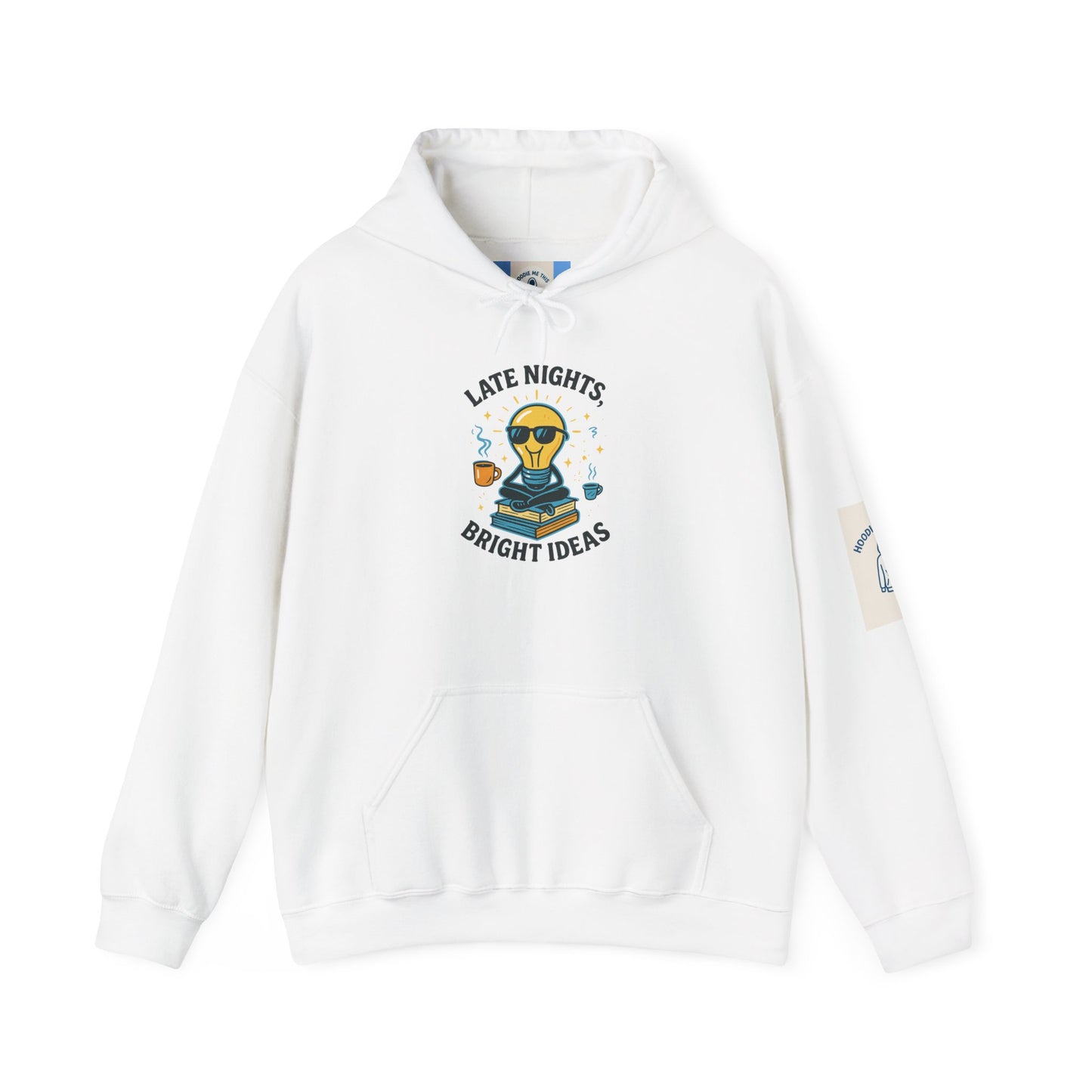 LATE NIGHTS BRIGHT IDEAS - Unisex Heavy Blend™ Hooded Sweatshirt