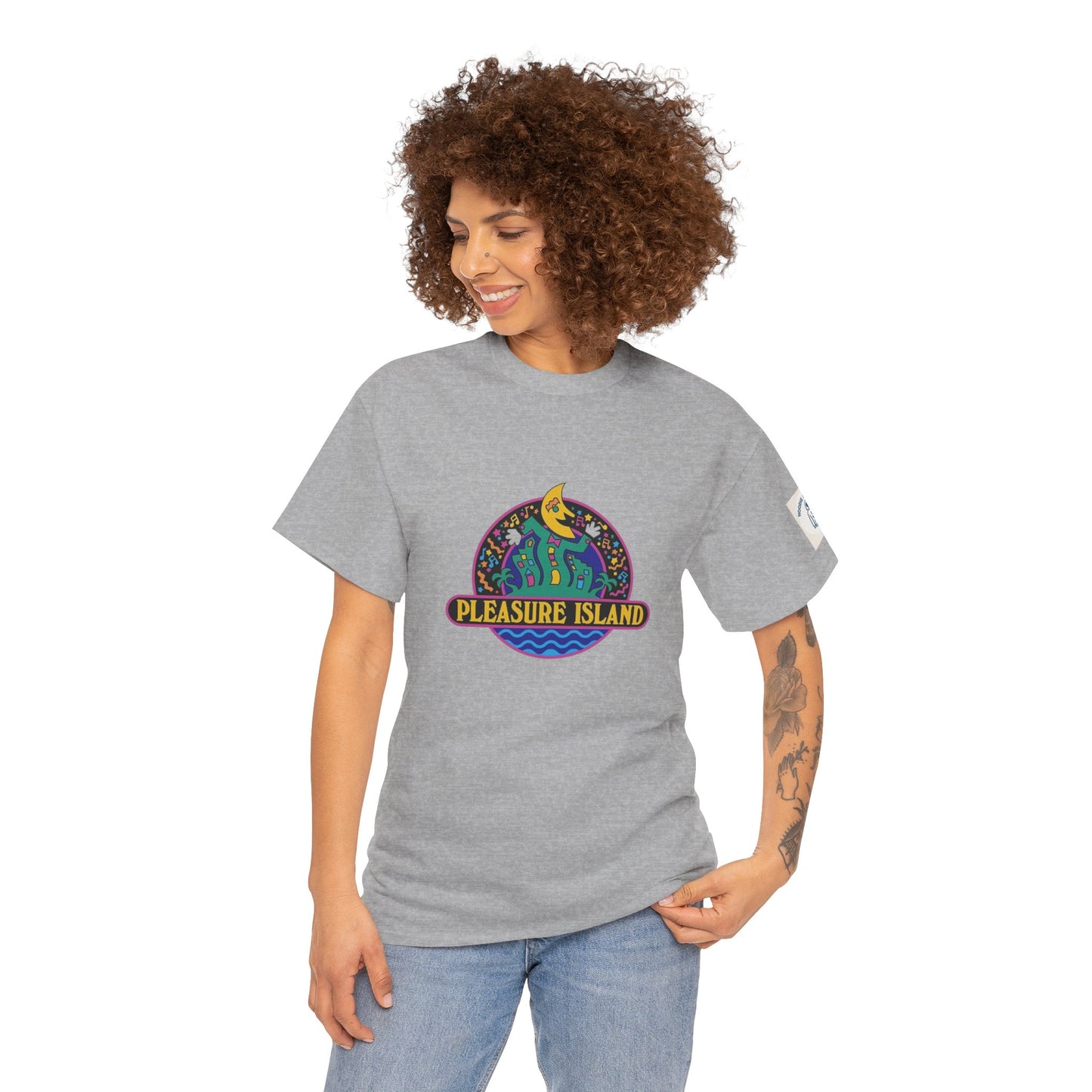 Retro Pleasure Island -  Unisex Heavy Cotton Tee, Vintage Style Tee, Casual Wear, Summer Essentials, Gift for Florida Lovers