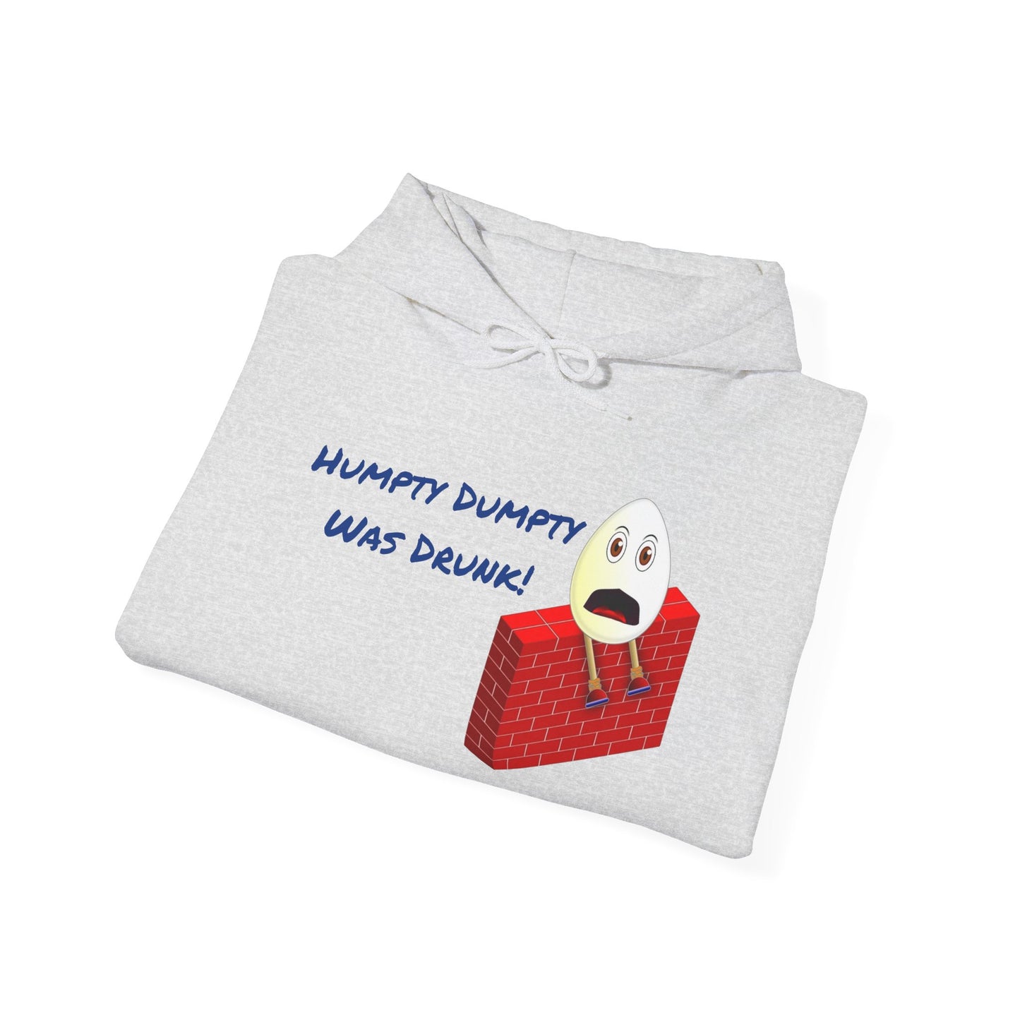 Humpty Dumpty Was Drunk! - Unisex Heavy Blend Hooded Sweatshirt. Stay Warm in Cozy in Winter Classrooms [...]