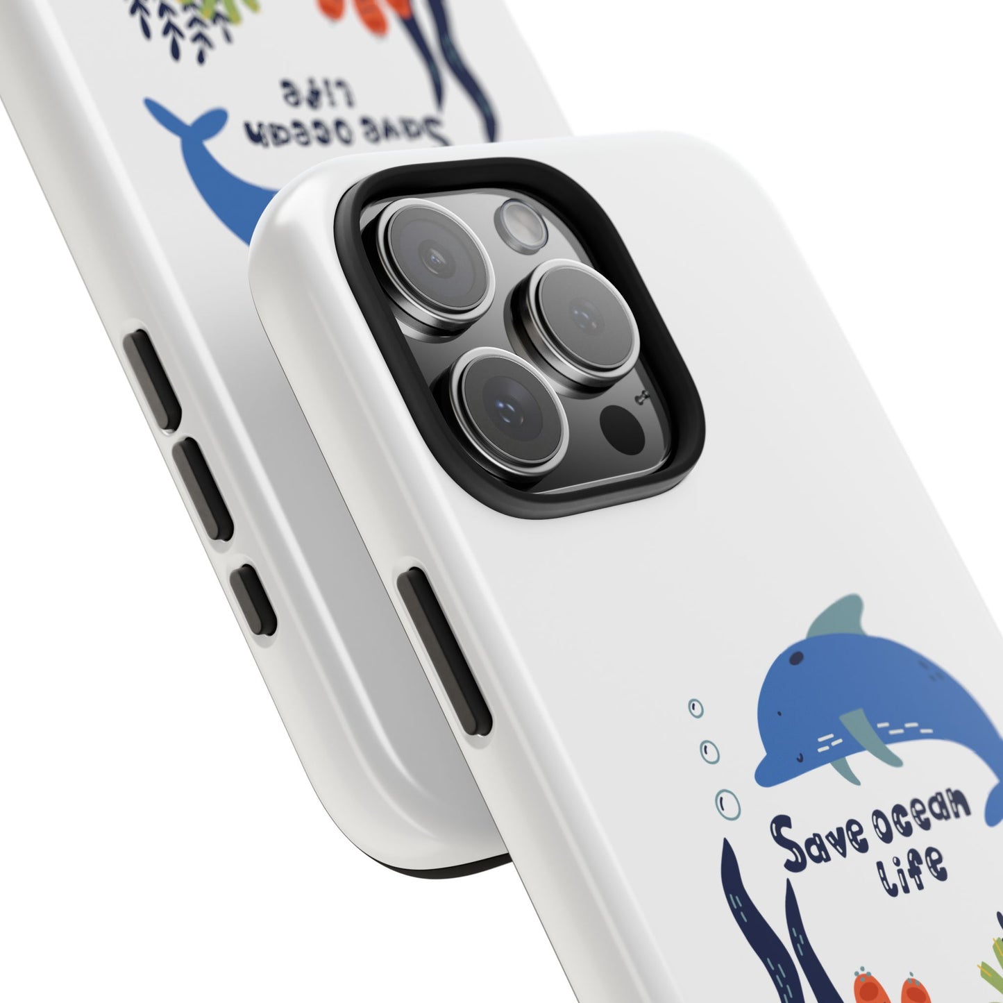 Save Ocean Life - Tough iPhone Cases - Choose your Size