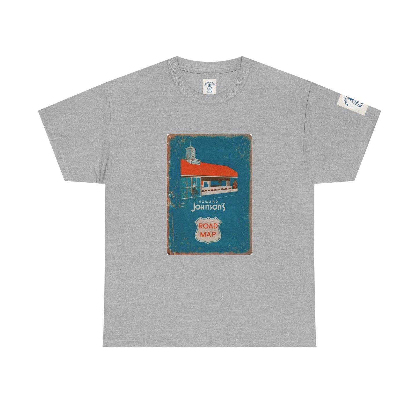 Retro Distressed HOWARD JOHNSON’S  -  Unisex Heavy Cotton Tee, Vintage Style Tee, Casual Wear, Summer Essentials, Gift for Nostalgia Lovers