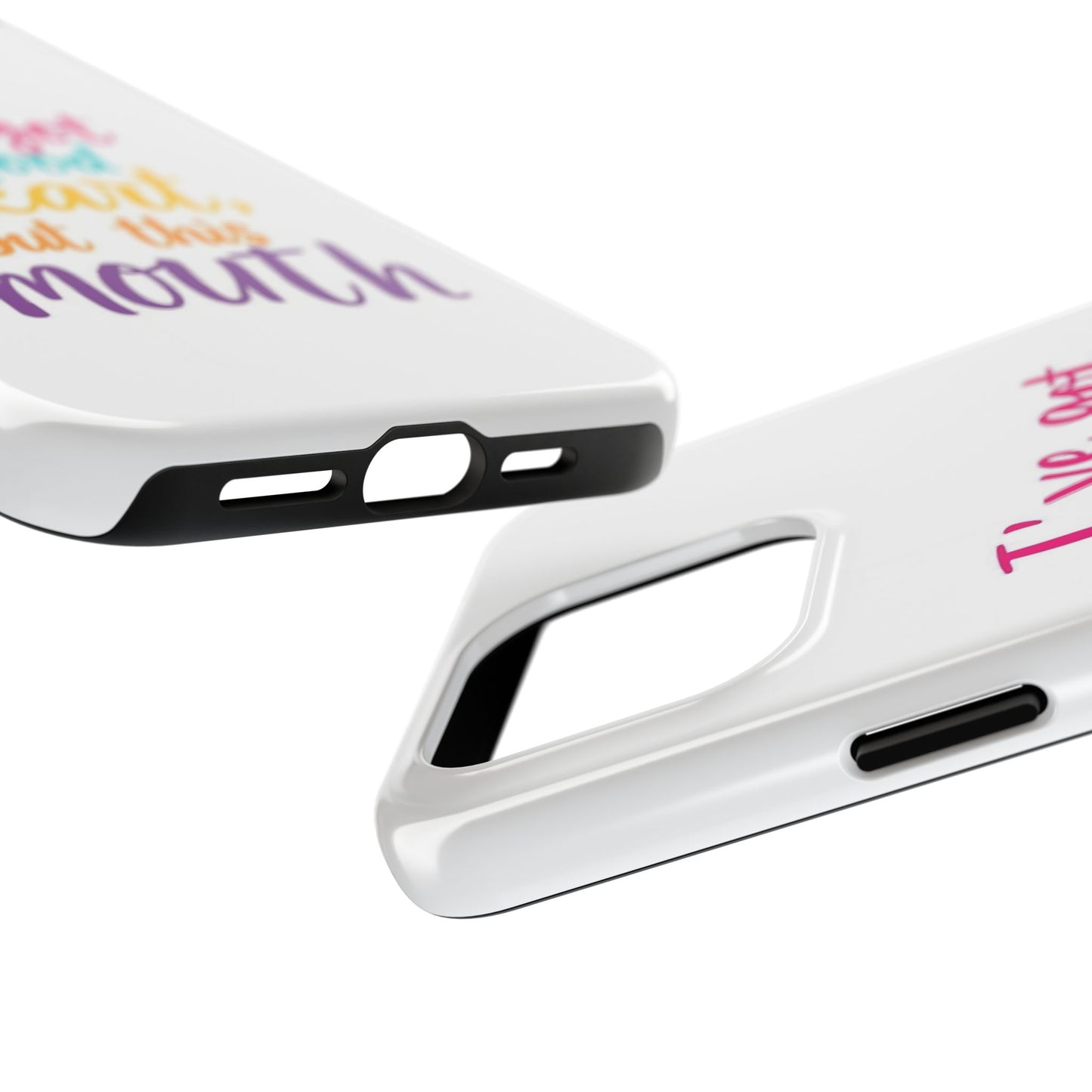 I’ve got a big heart, but this mouth - Tough iPhone Cases - Choose your Size