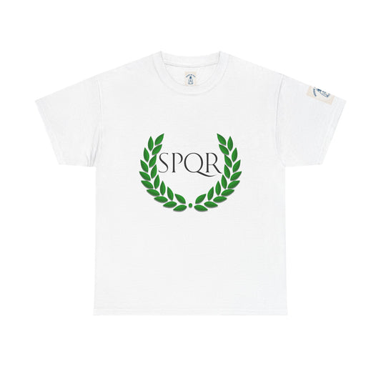 SPQR -  Unisex Heavy Cotton Tee, Vintage Style Tee, Casual Wear, Summer Essentials, Gift for Florida Lovers