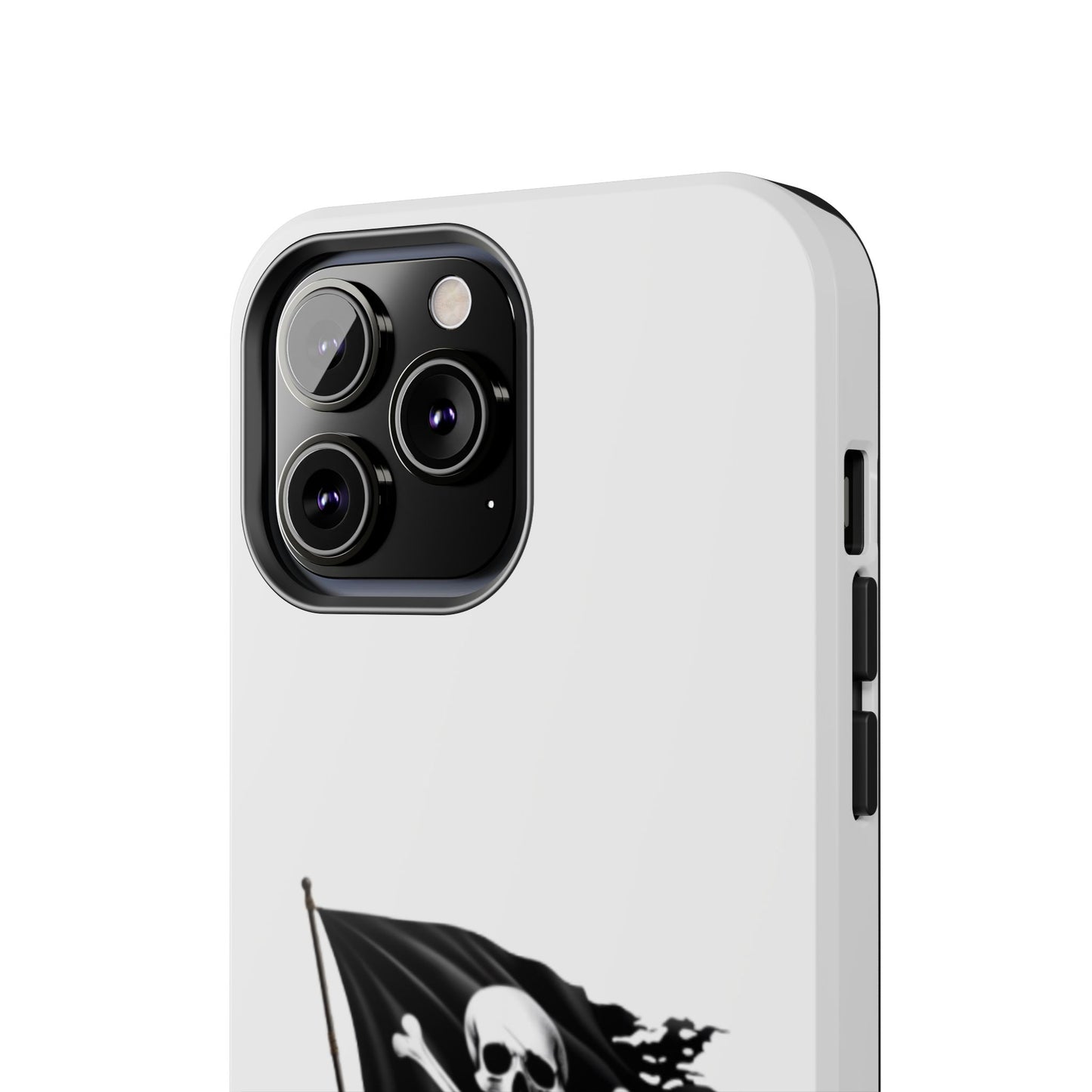 Black Skull Pirate Flag - Tough iPhone Cases - Choose your Size