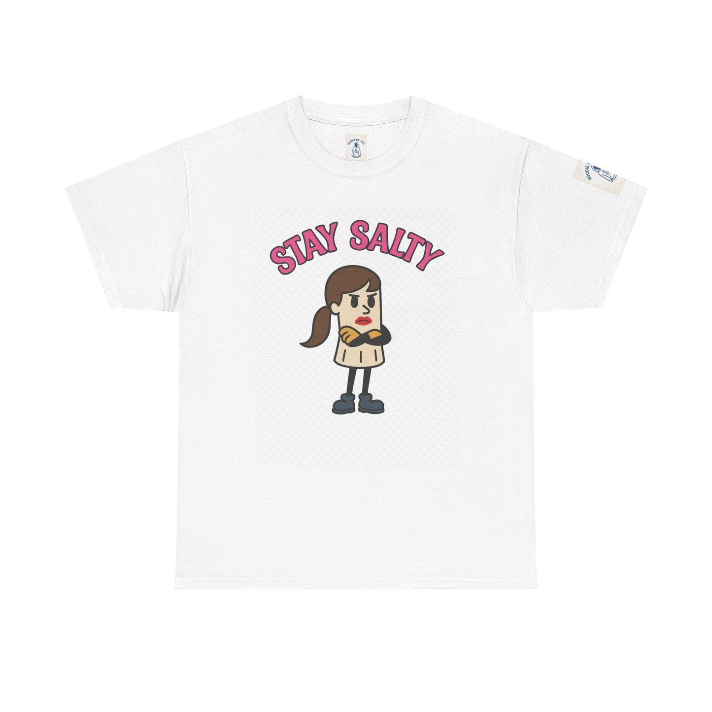 STAY SALTY! - Unisex Heavy Cotton Tee, Vintage Style Tee, Casual Wear, Summer Essentials, Gift for Florida Lovers