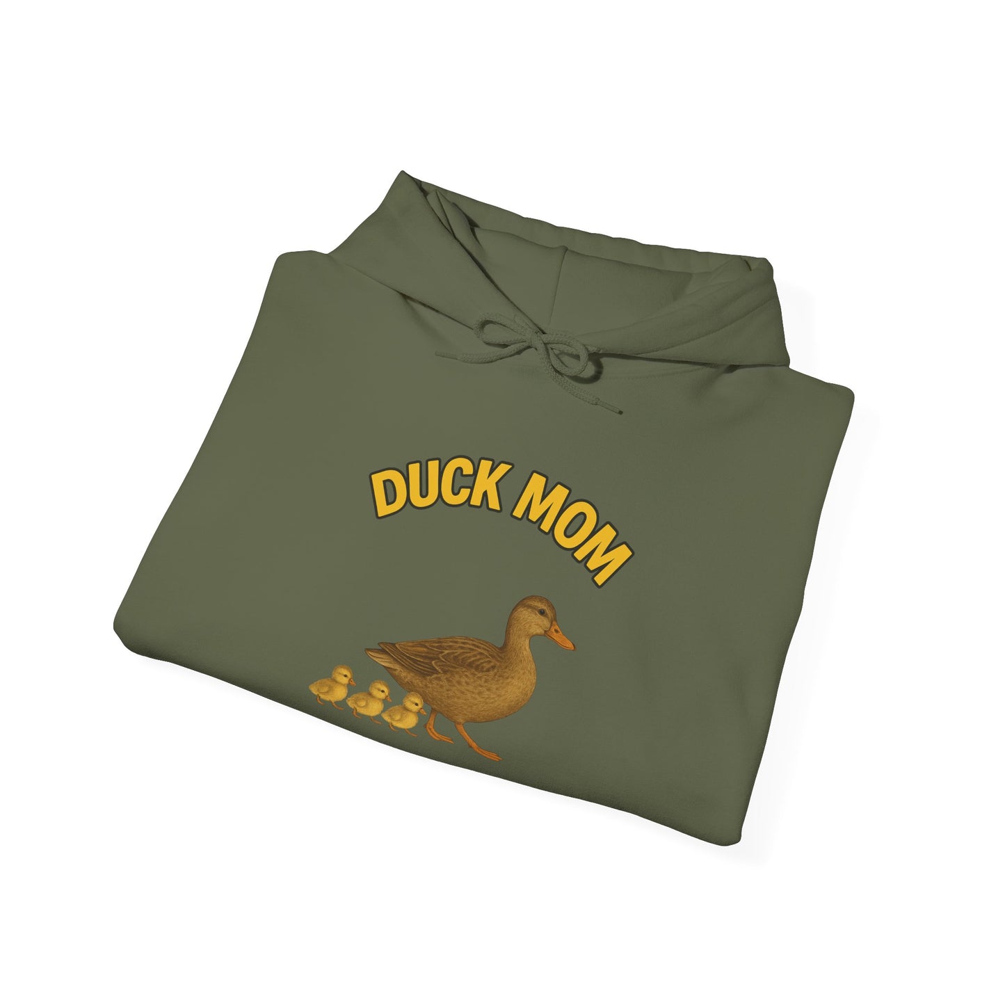 DUCK MOM - Unisex Heavy Blend Hooded Sweatshirt. Stay Warm while Feeding and watching your Ducks!  [...]